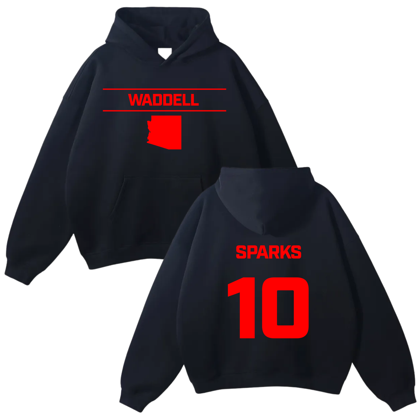 Kevian Sparks Oversize Fleeced Hoodie