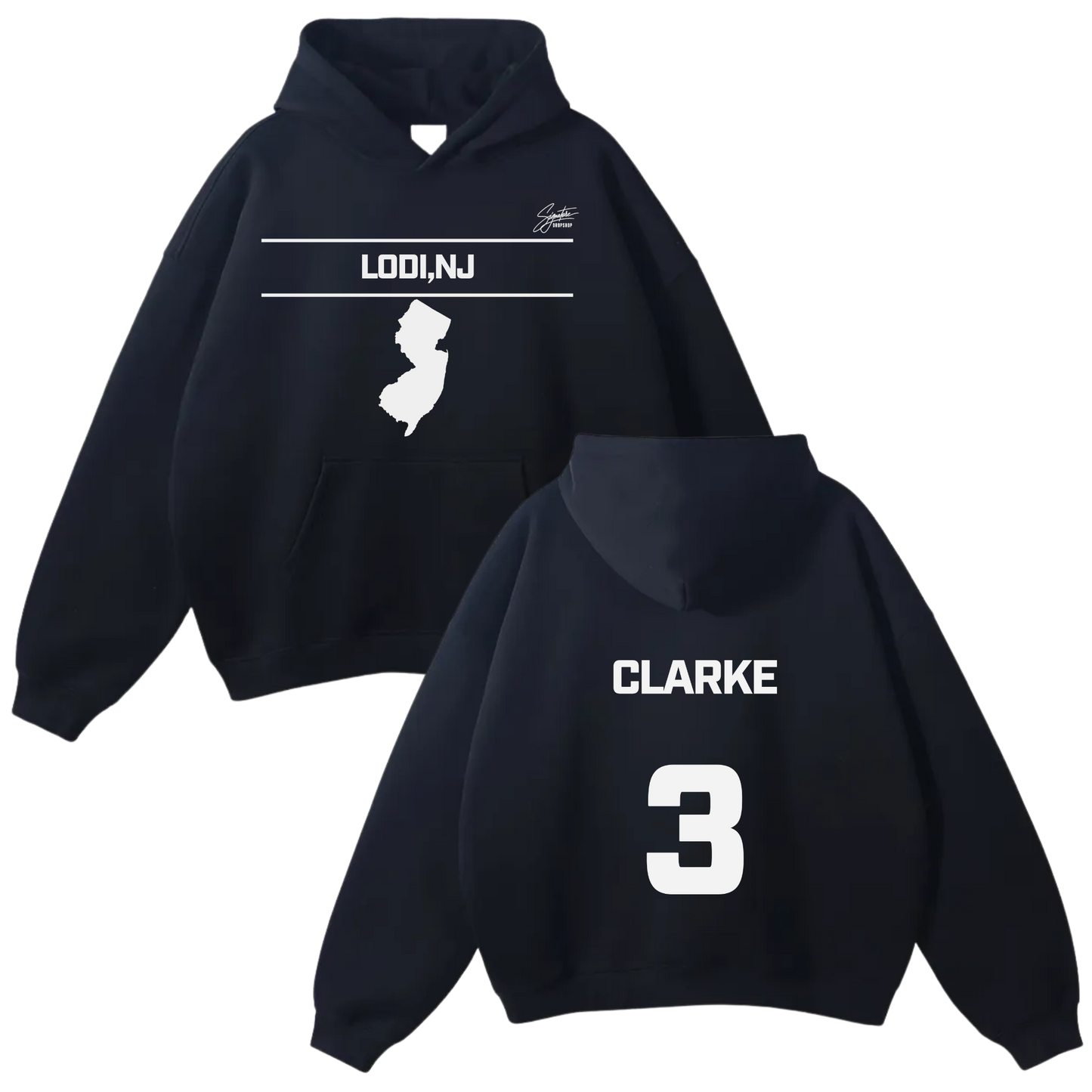 Jayden Clarke Oversize Fleeced Hoodie
