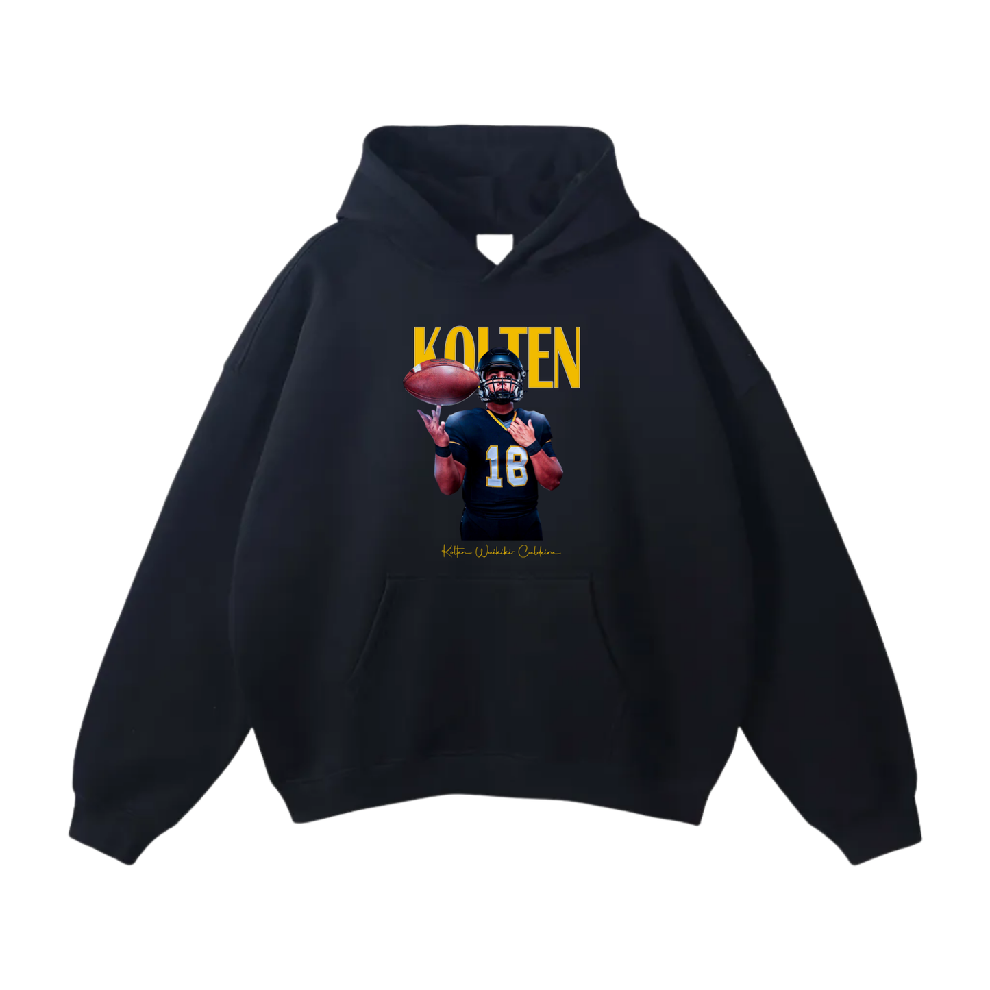 Kolten Waikiki-Caldeira Oversize Fleeced Hoodie