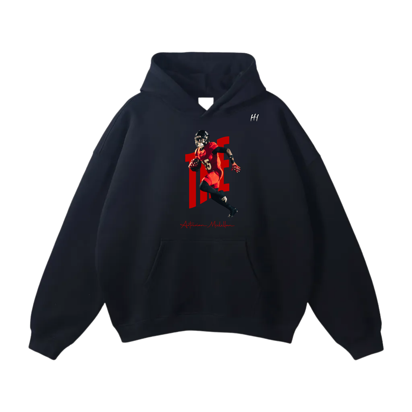 Artrevian Mcclellan Oversize Fleeced Hoodie