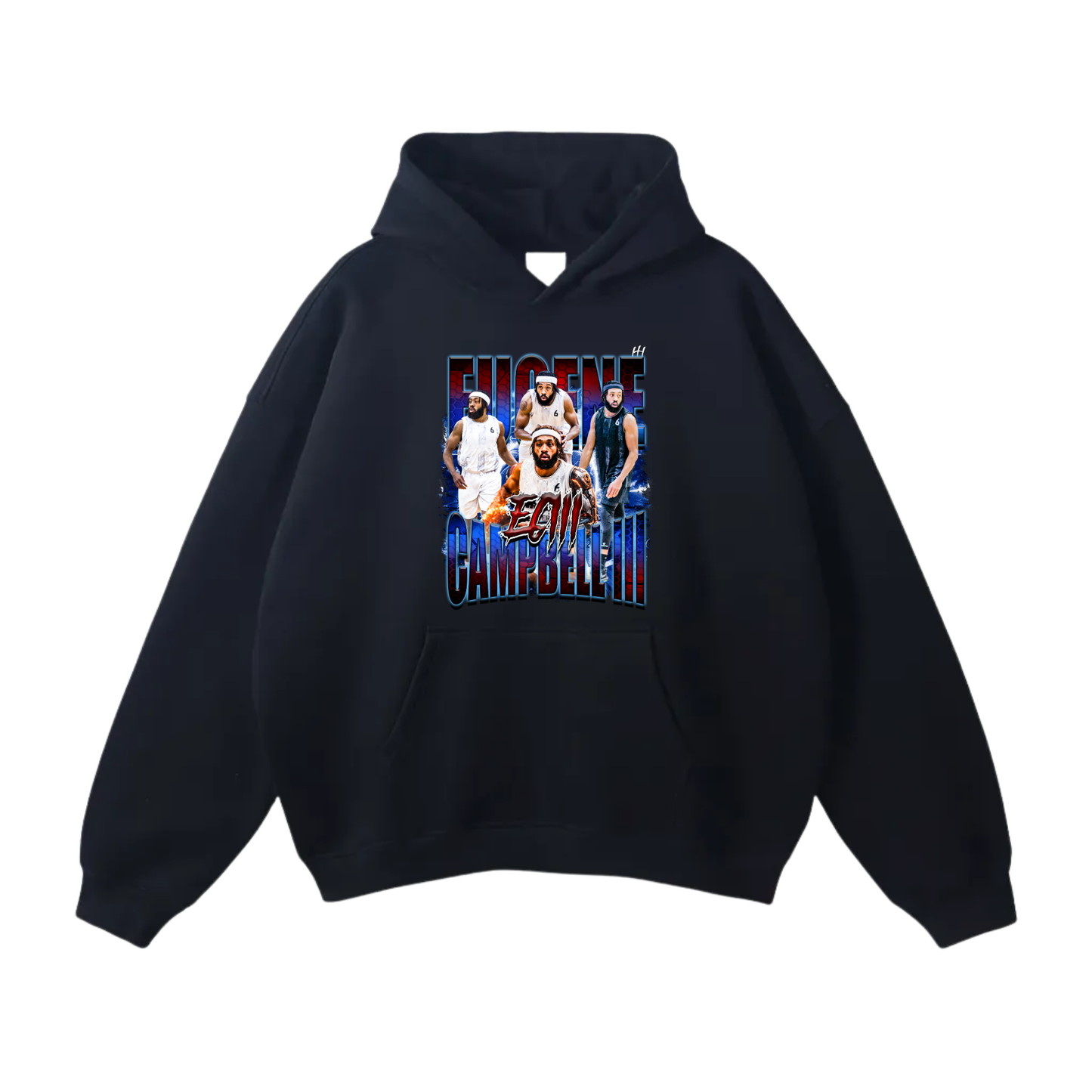 Eugene Campbell III Oversize Fleeced Hoodie