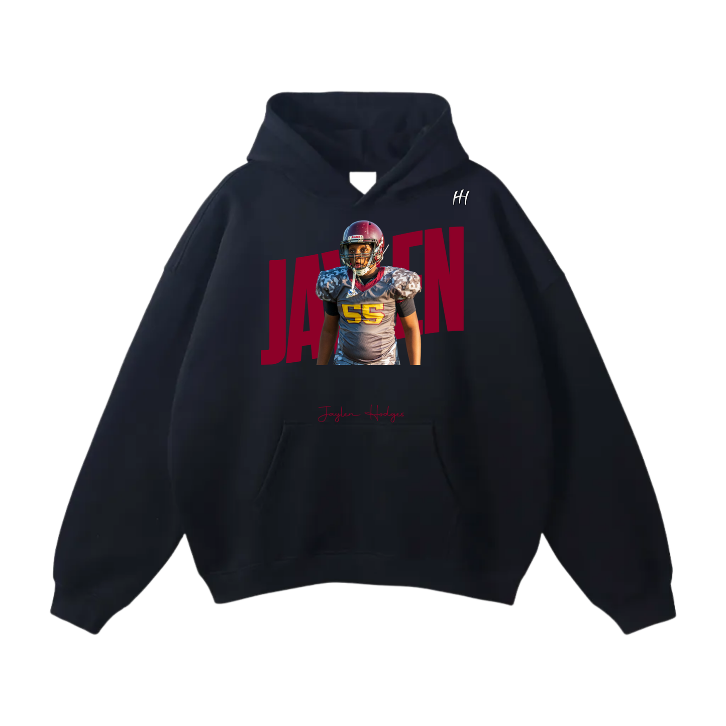 Jaylen Hodges Oversize Fleeced Hoodie