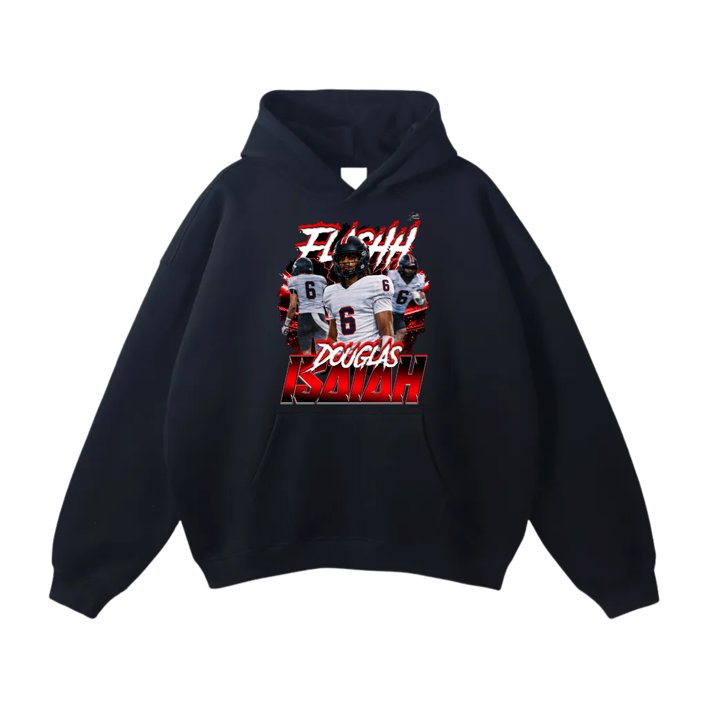 Isaiah Douglas Oversize Fleeced Hoodie