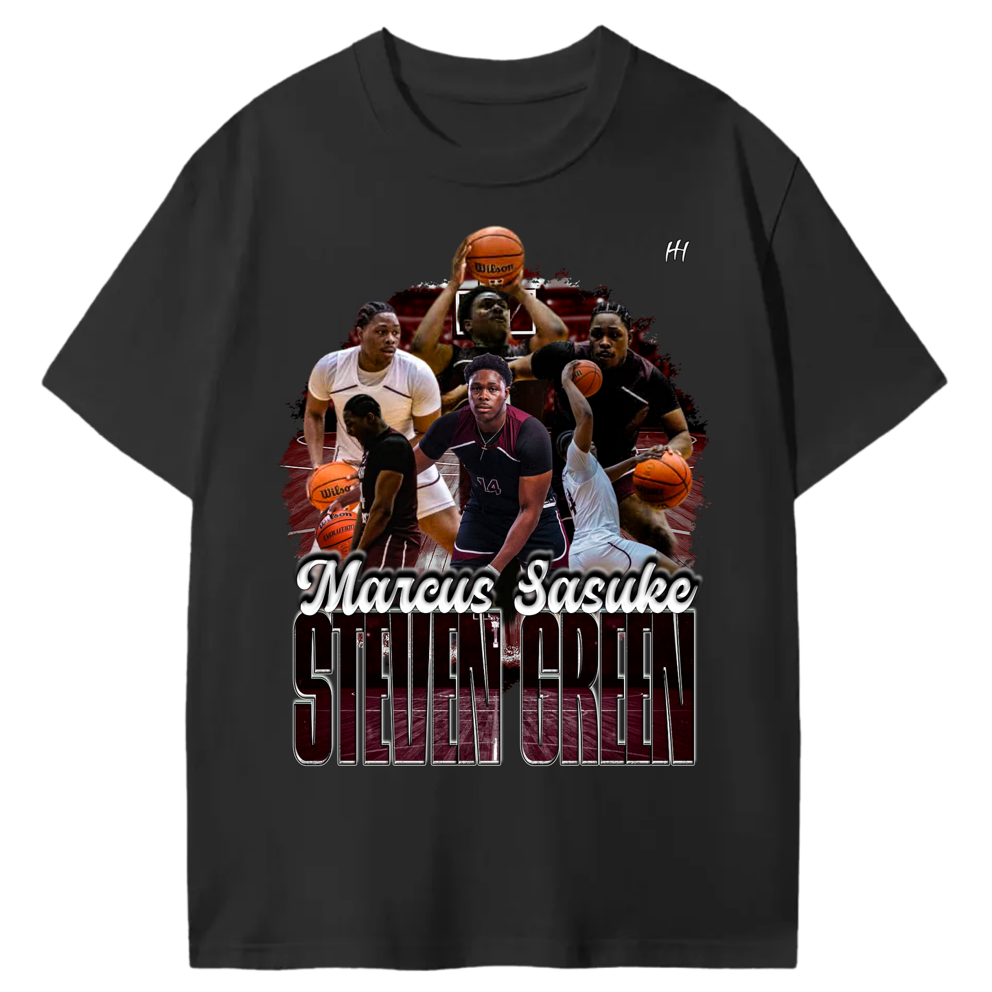 Marcus Sasuke-Steven Green T-shirt