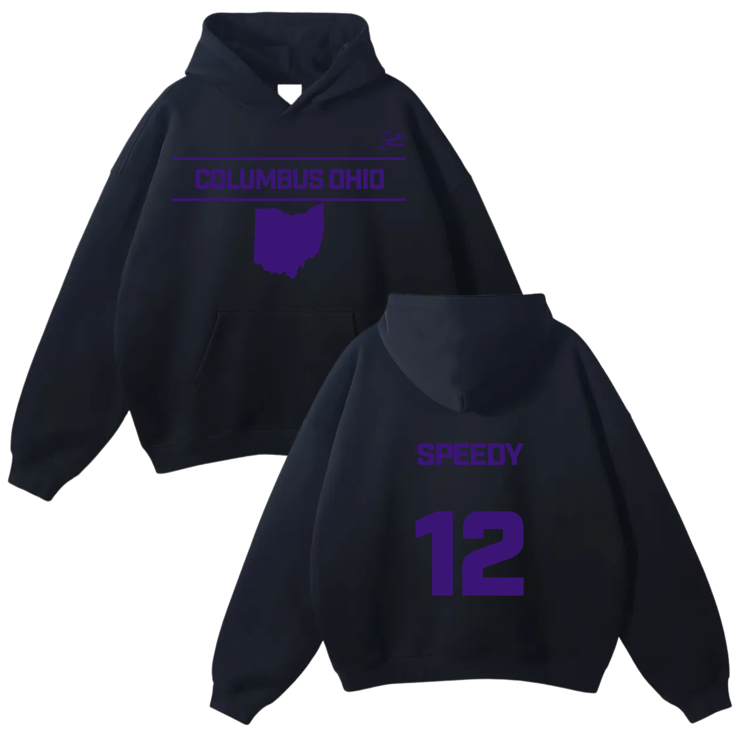 Kenttwon Brown Oversize Fleeced Hoodie