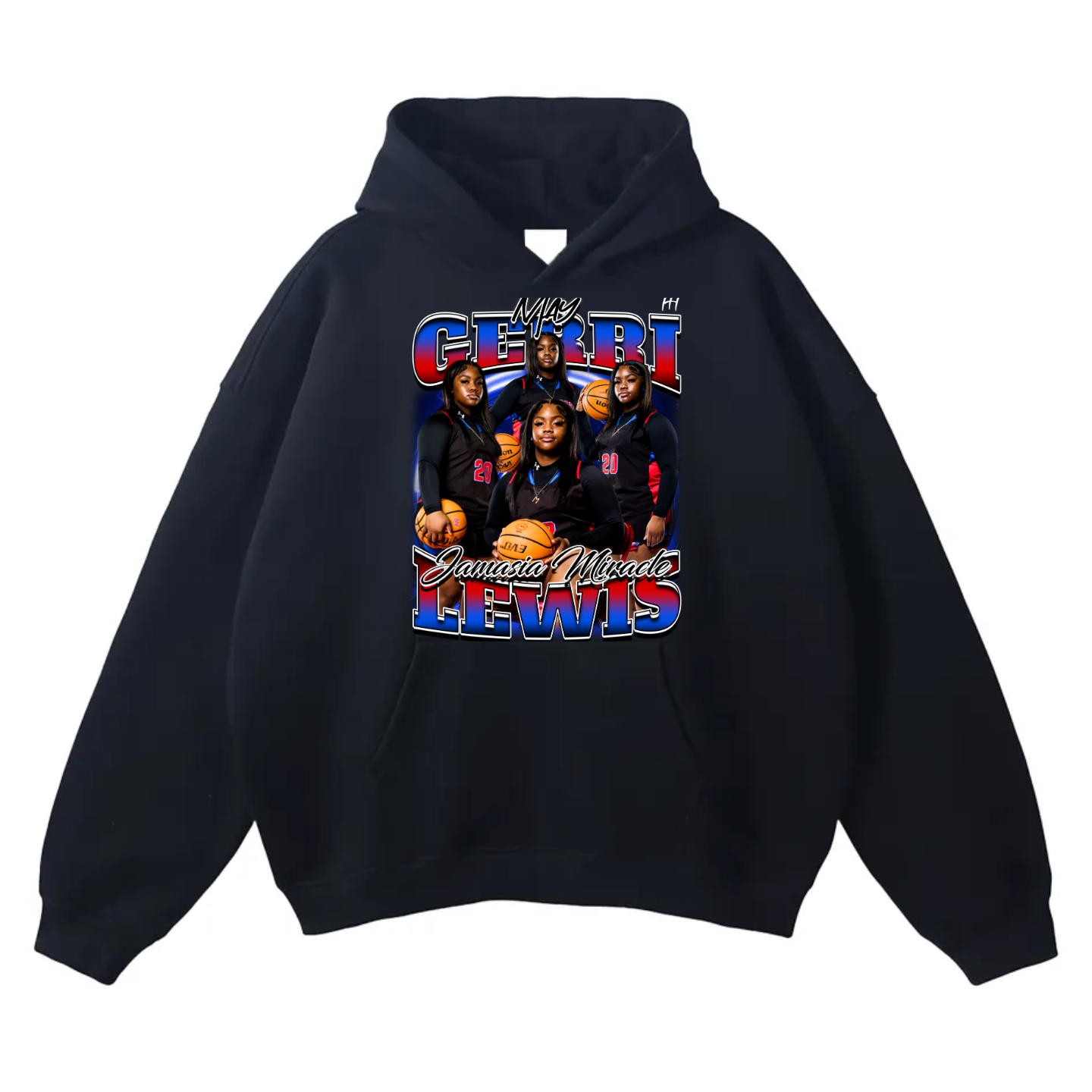 Gerri Jamasia Miracle Lewis Oversize Fleeced Hoodie