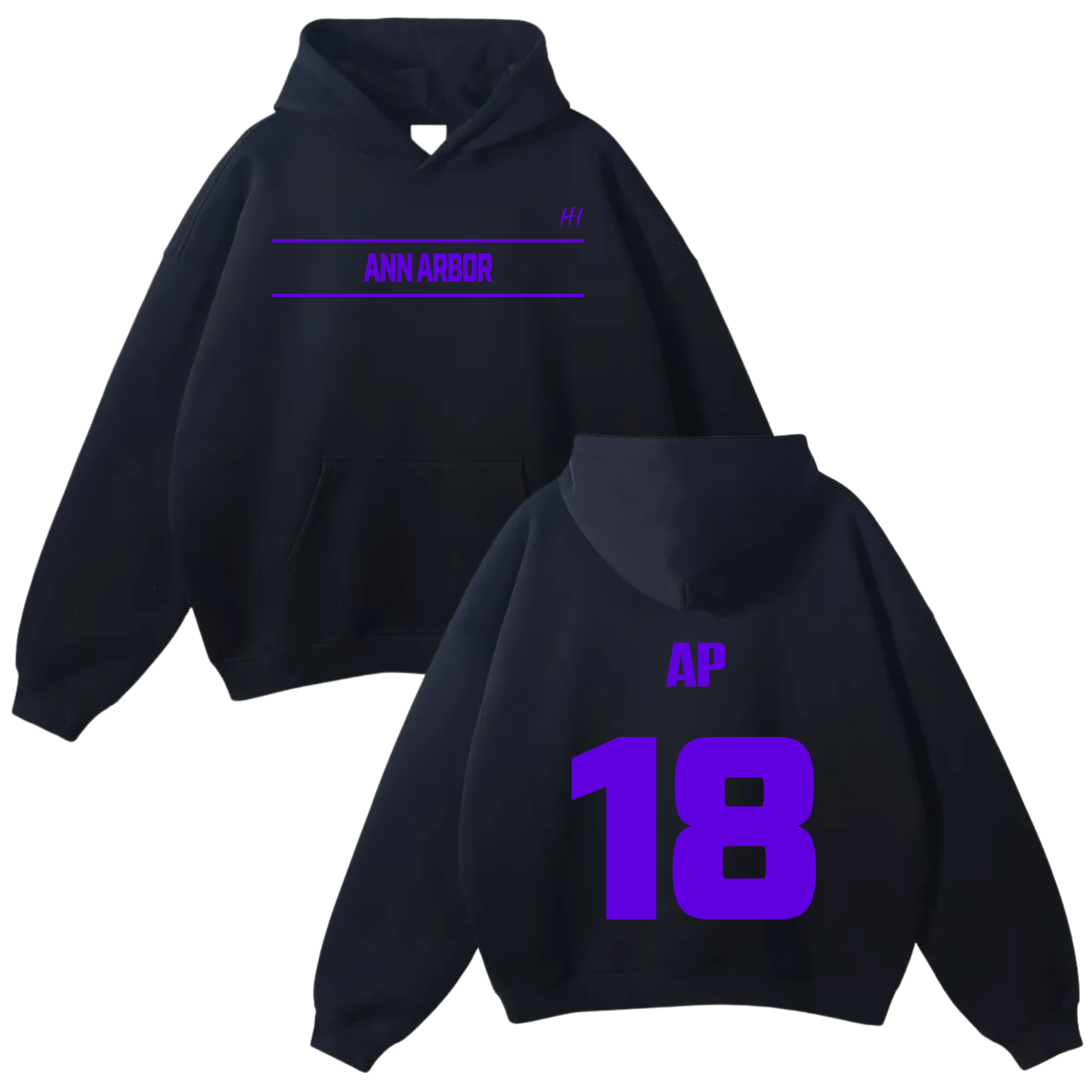 Austin Penny Oversize Fleeced Hoodie