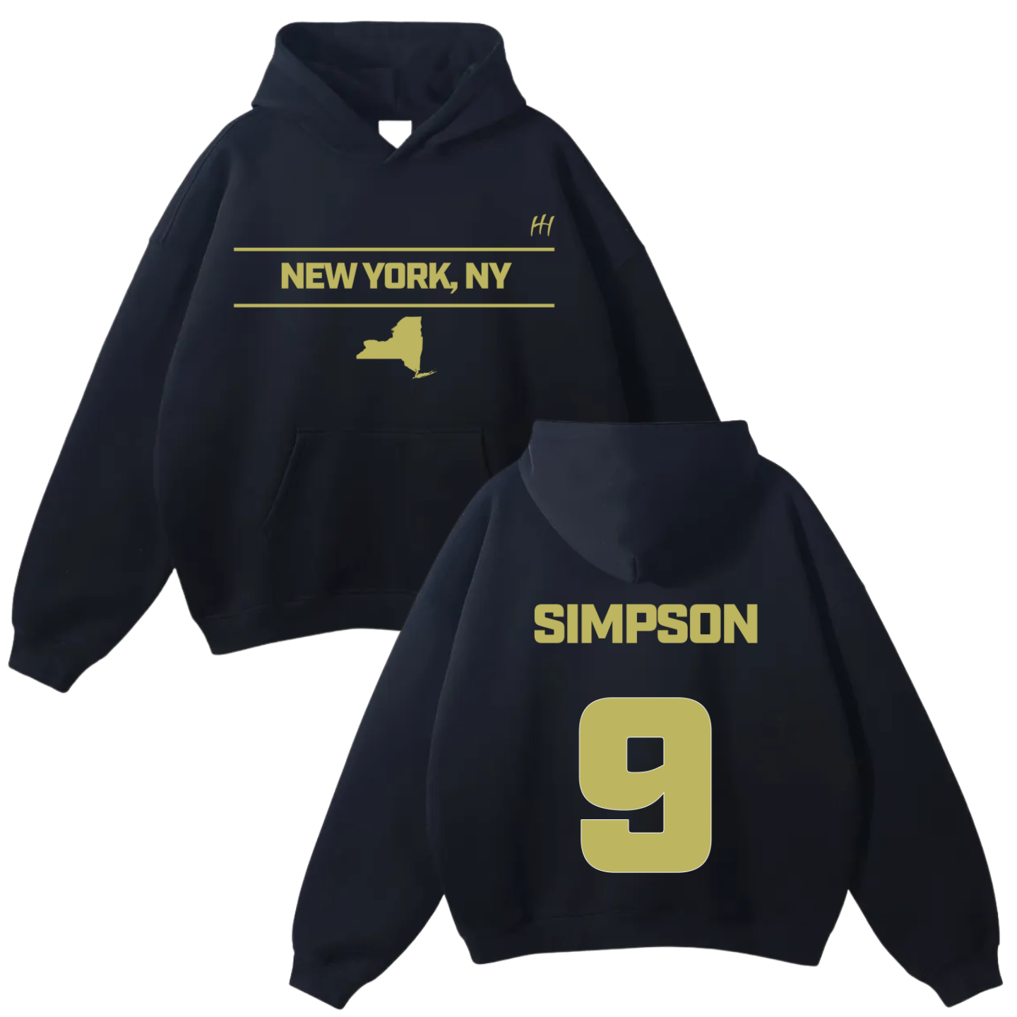 Antoine Simpson Oversize Fleeced Hoodie