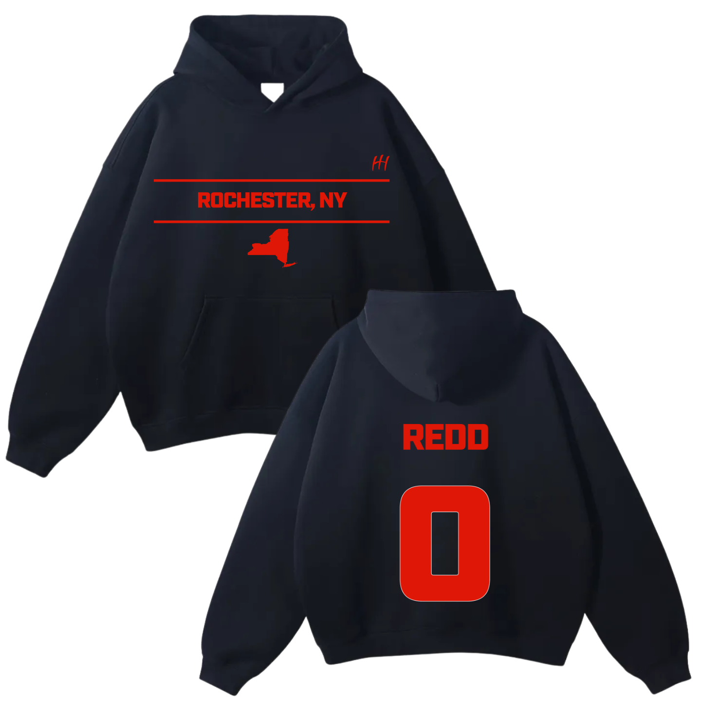 Reggie Redd Oversize Fleeced Hoodie