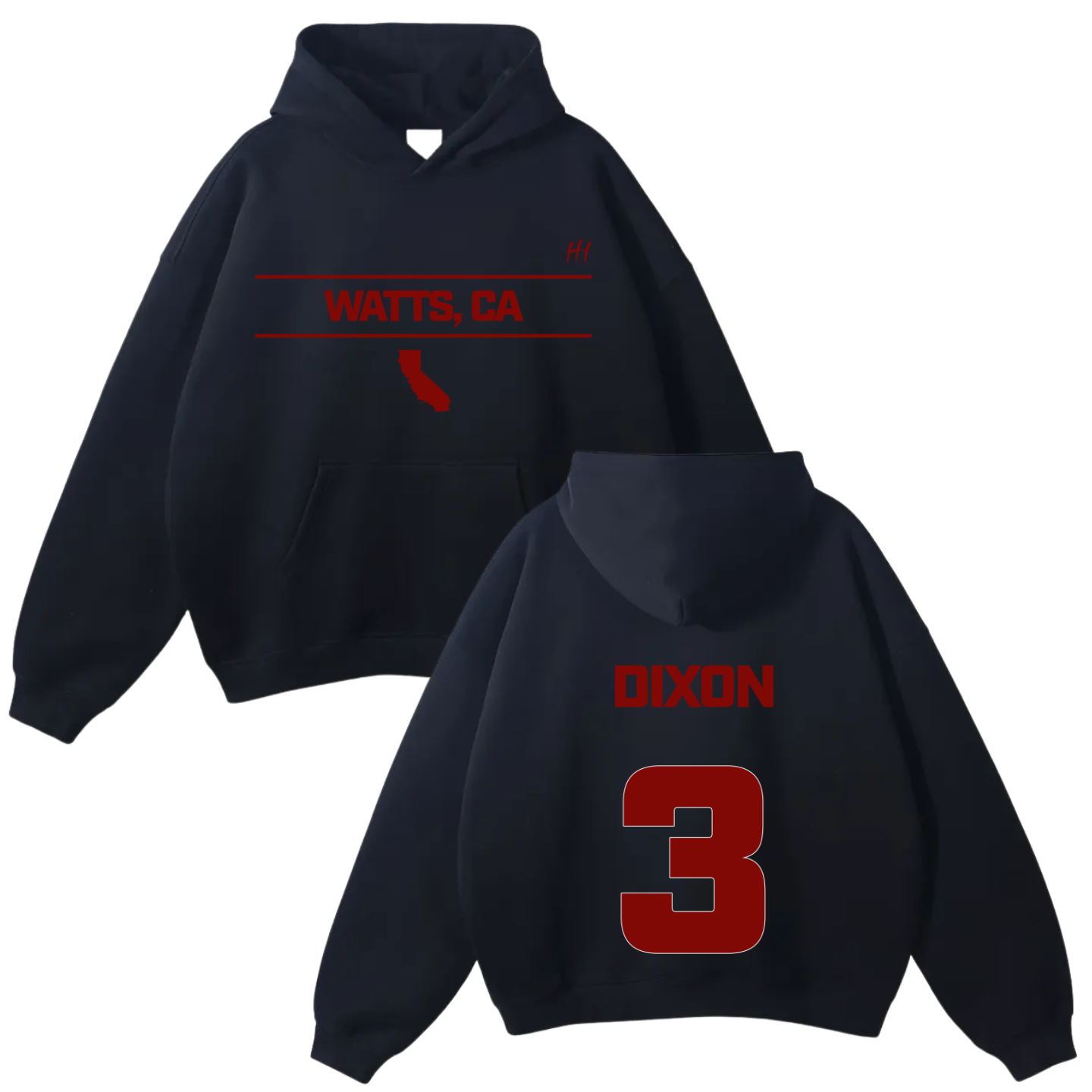 Anthony La'Mar Dixon Oversize Fleeced Hoodie