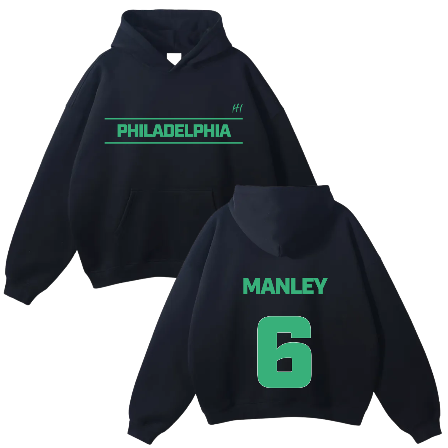 Malcolm Manley Oversize Fleeced Hoodie