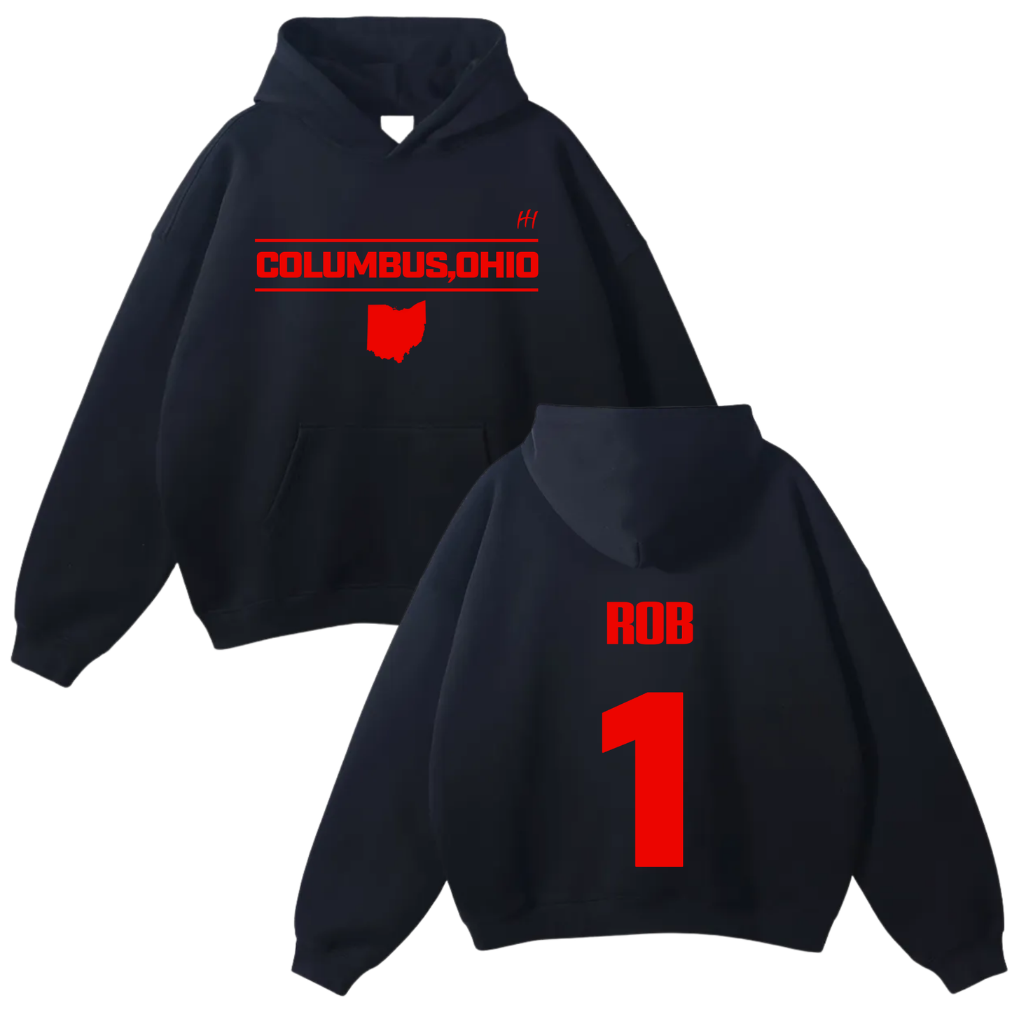 Robert Christian Oversize Fleeced Hoodie