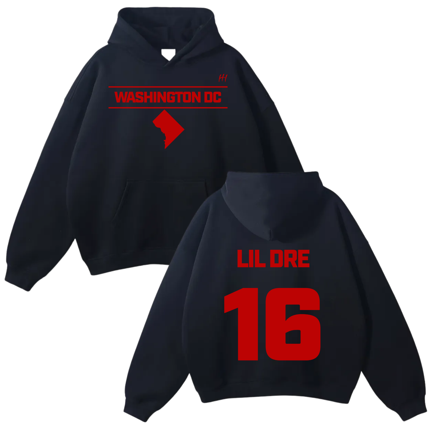 D'quandre Goodwine Oversize Fleeced Hoodie