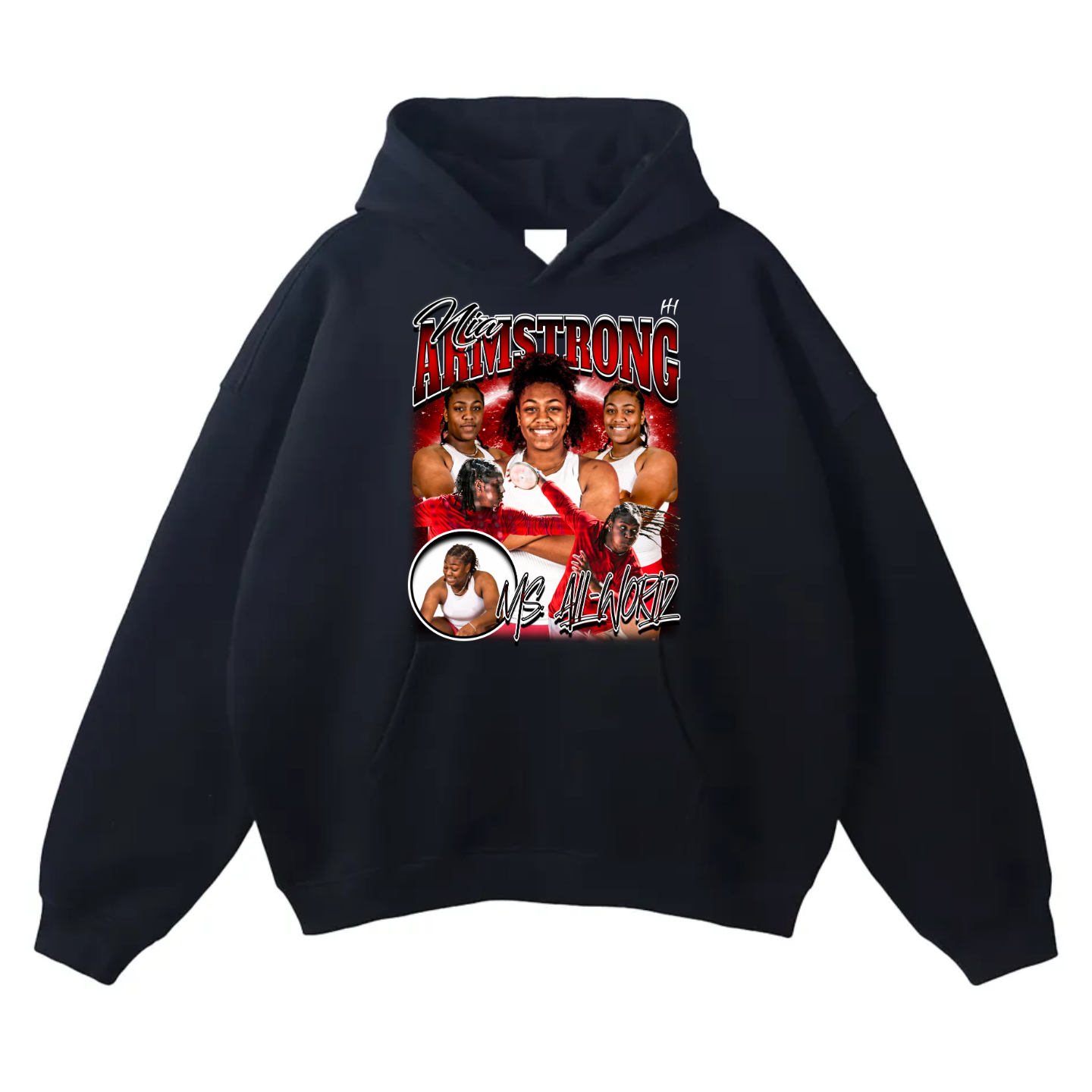 Nia Armstrong Oversize Fleeced Hoodie