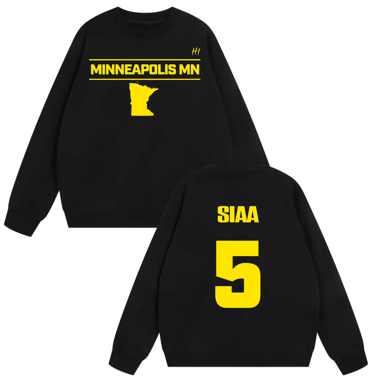 Jasia White Heavyweight Crewneck Sweatshirt
