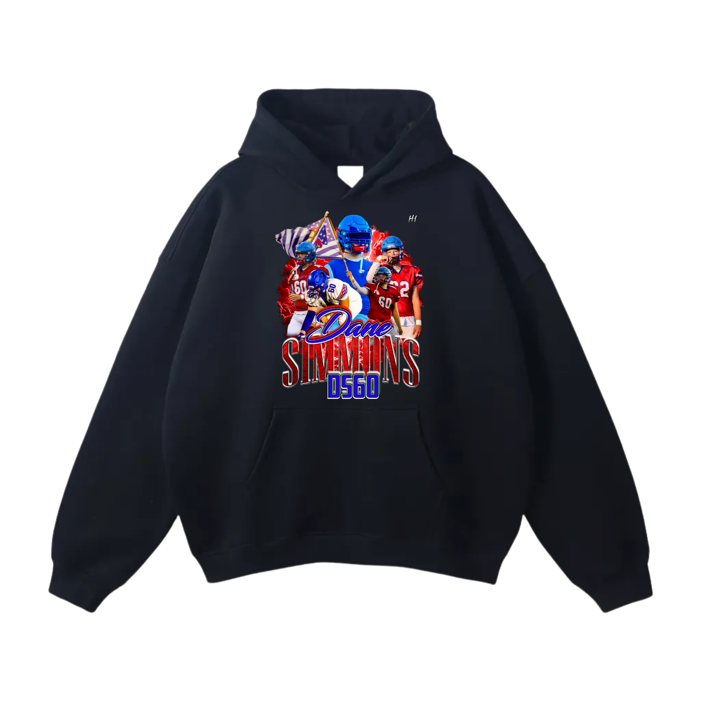 Dane Simmons Oversize Fleeced Hoodie