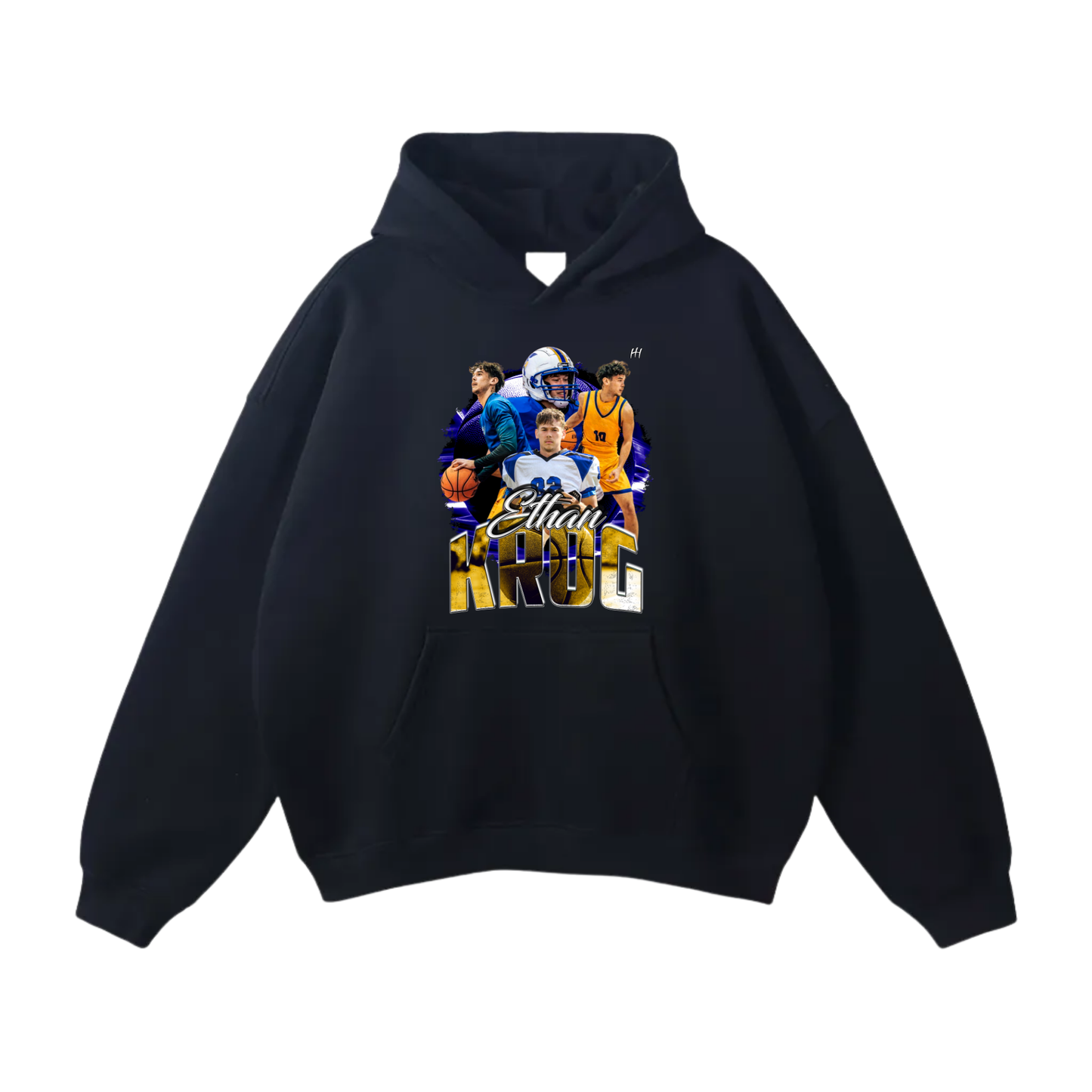 Ethan Krog Oversize Fleeced Hoodie