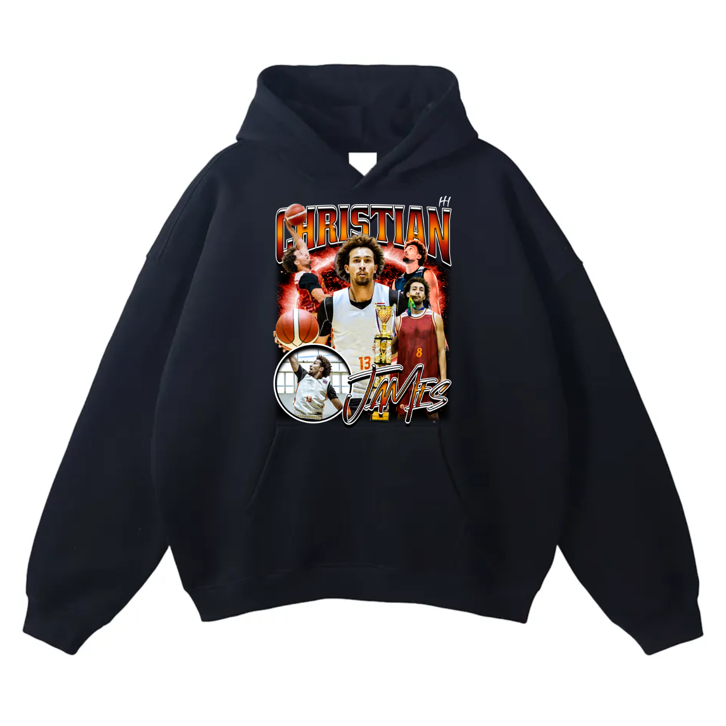 Christian James Oversize Fleeced Hoodie