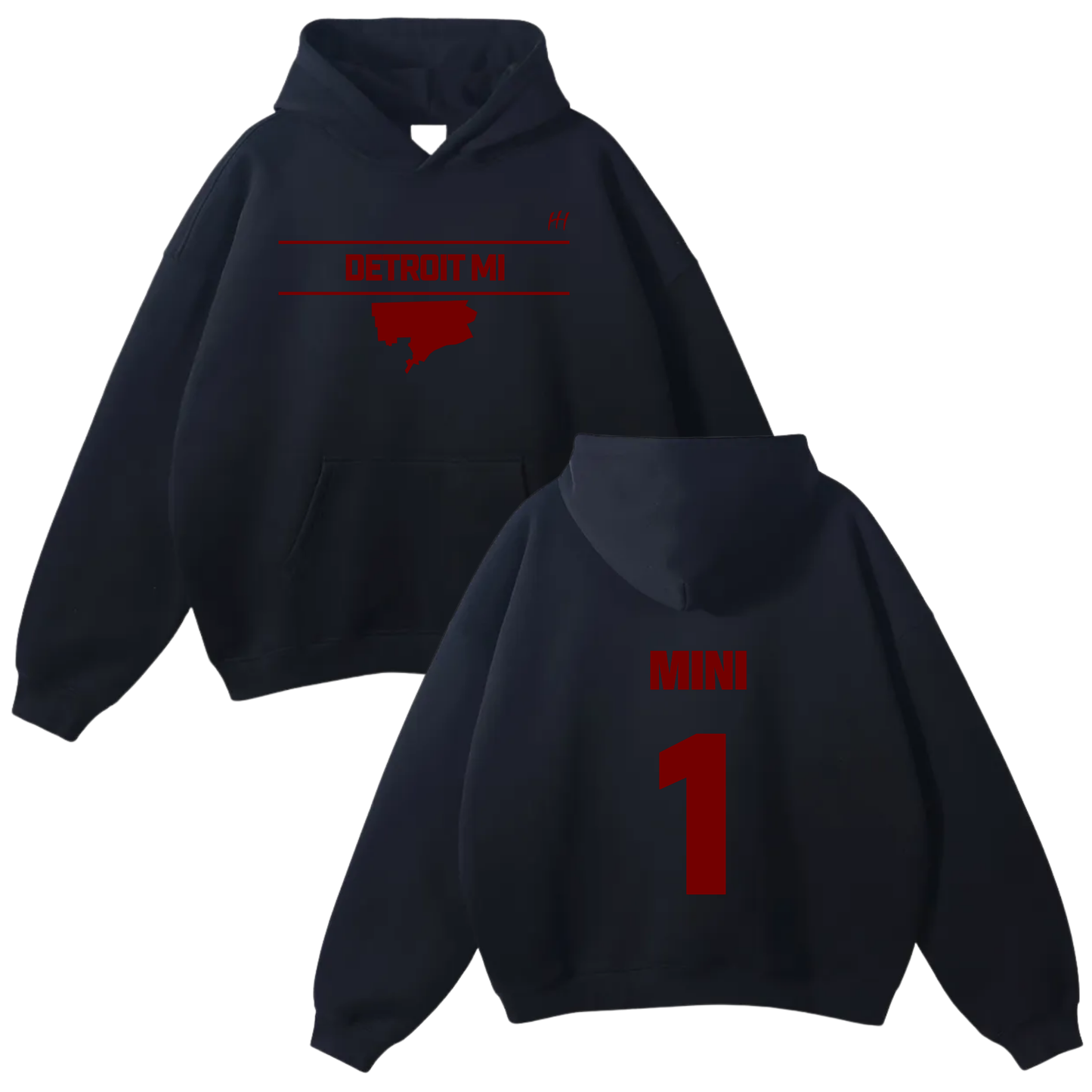 Evan Minnick Oversize Fleeced Hoodie