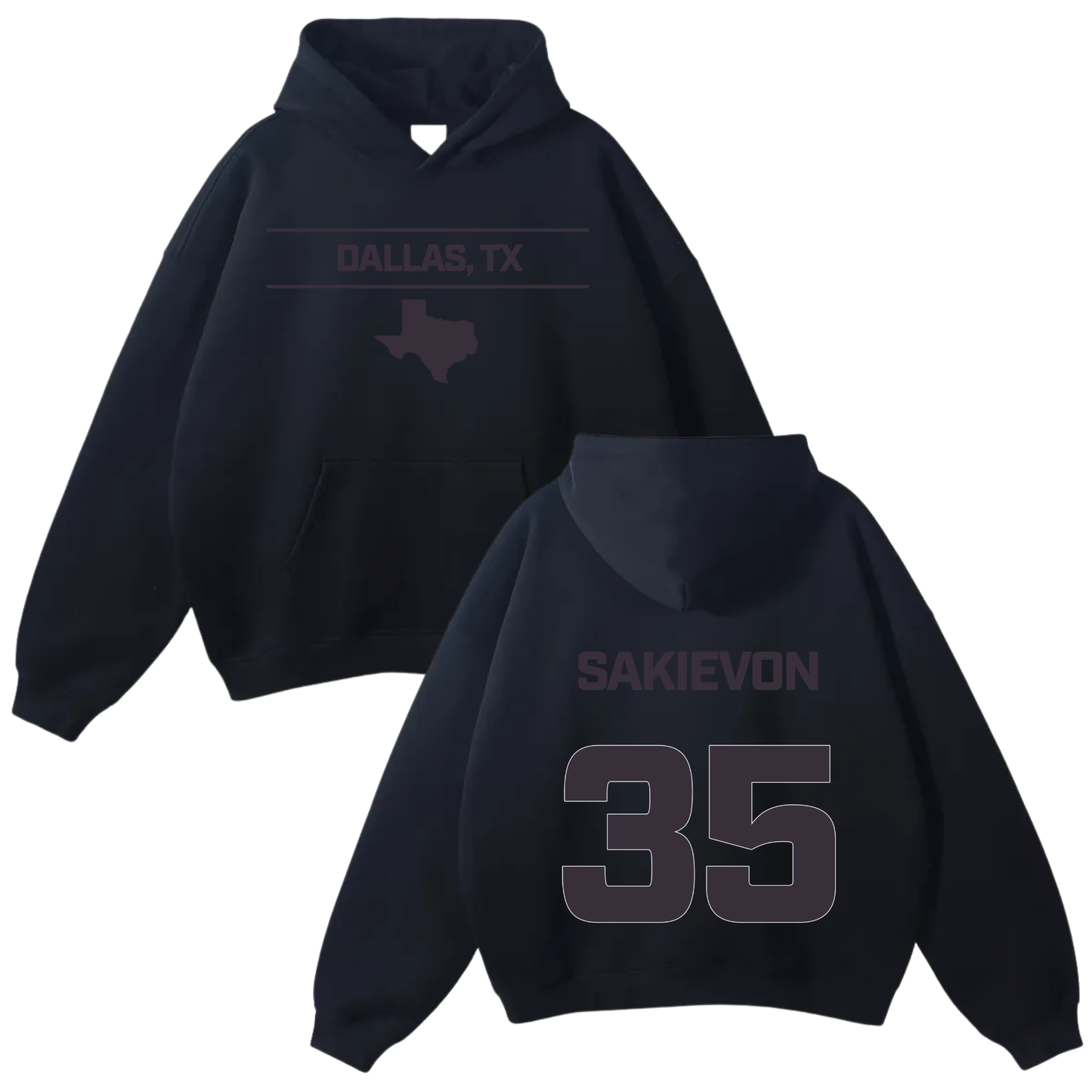 Sakievon Gordwin Oversize Fleeced Hoodie