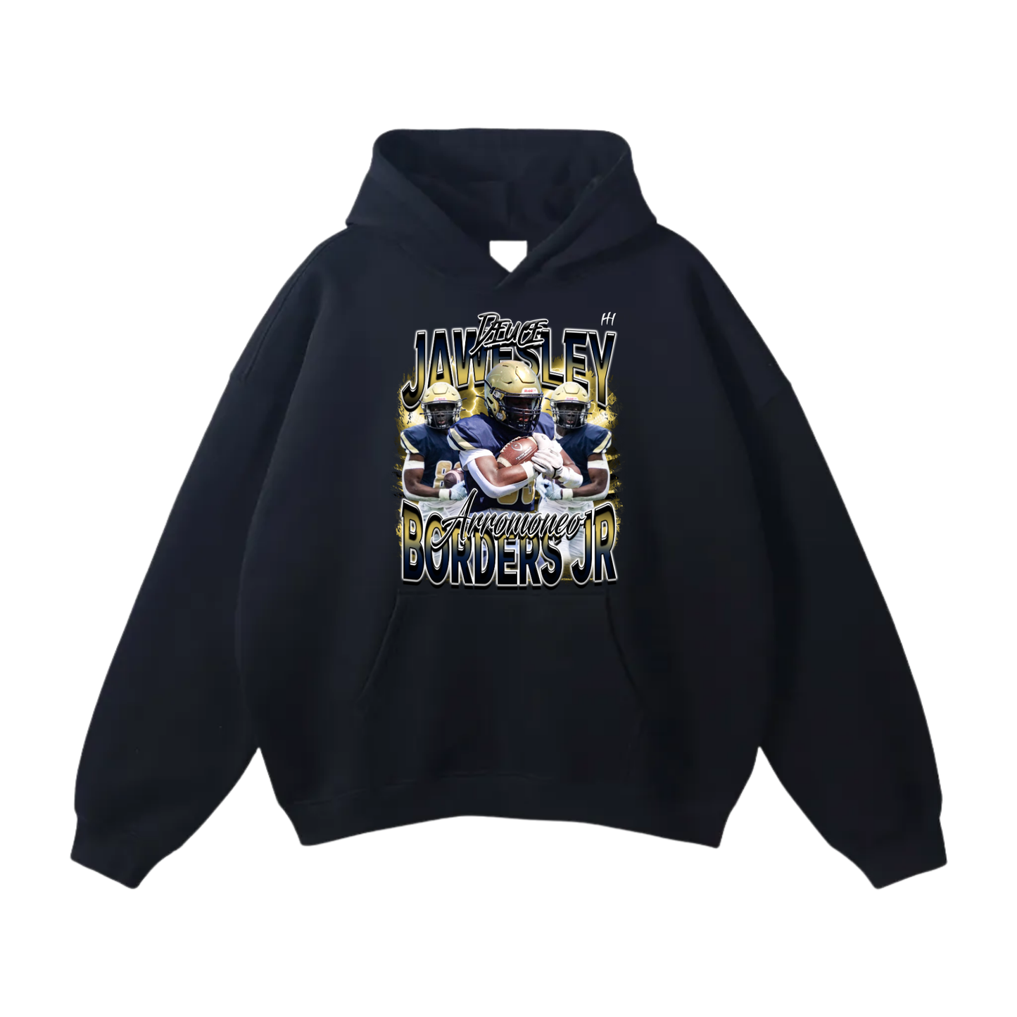 JaWesley Arromoneo Borders Jr Oversize Fleeced Hoodie