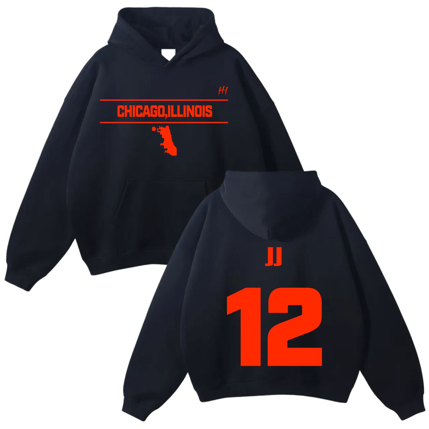 Jeremiah Martin Oversize Fleeced Hoodie