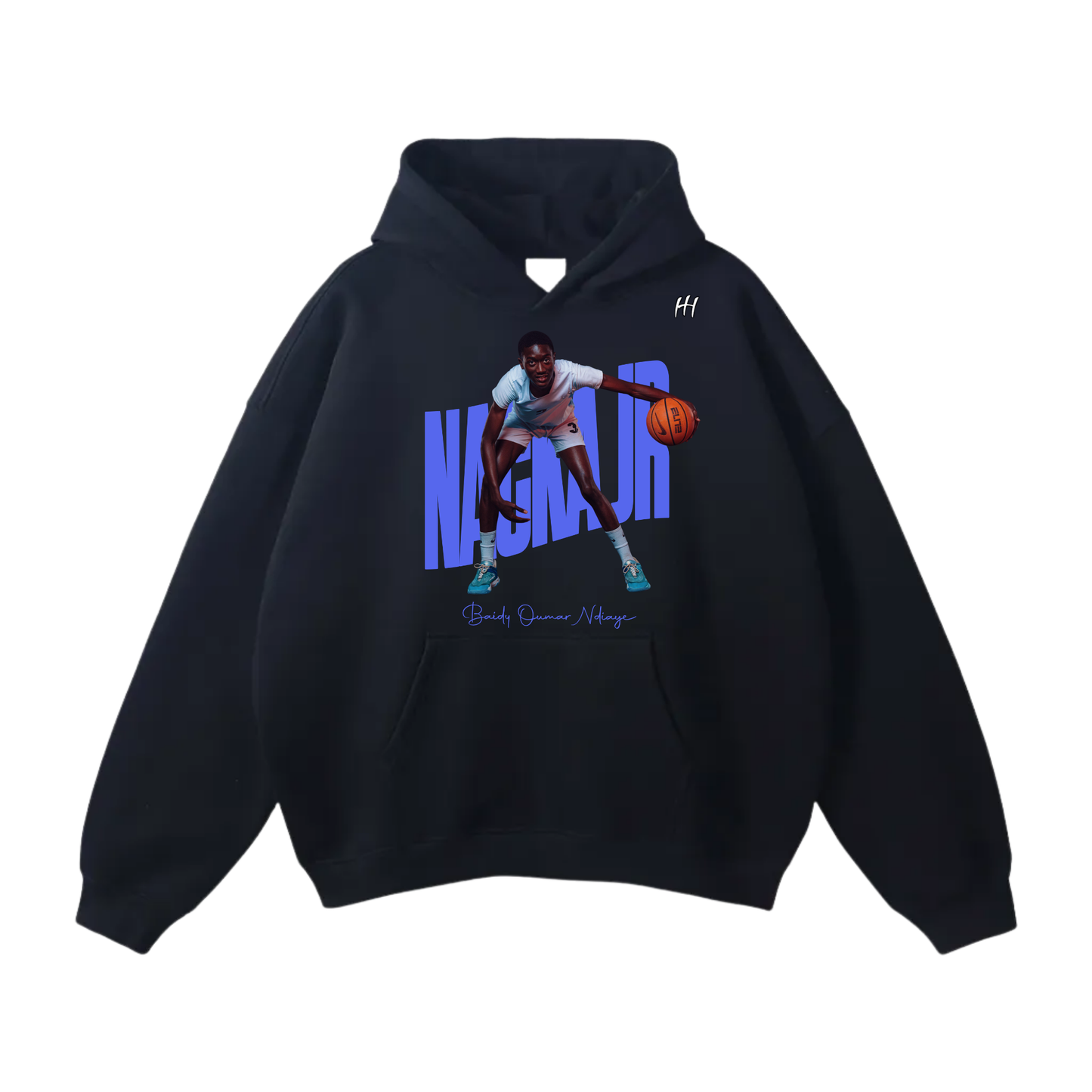 Baïdy Oumar Ndiaye Oversize Fleeced Hoodie