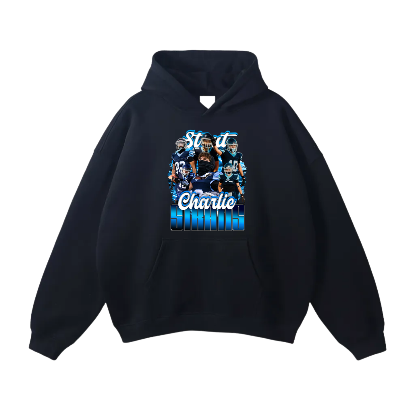Charlie Stratis Oversize Fleeced Hoodie