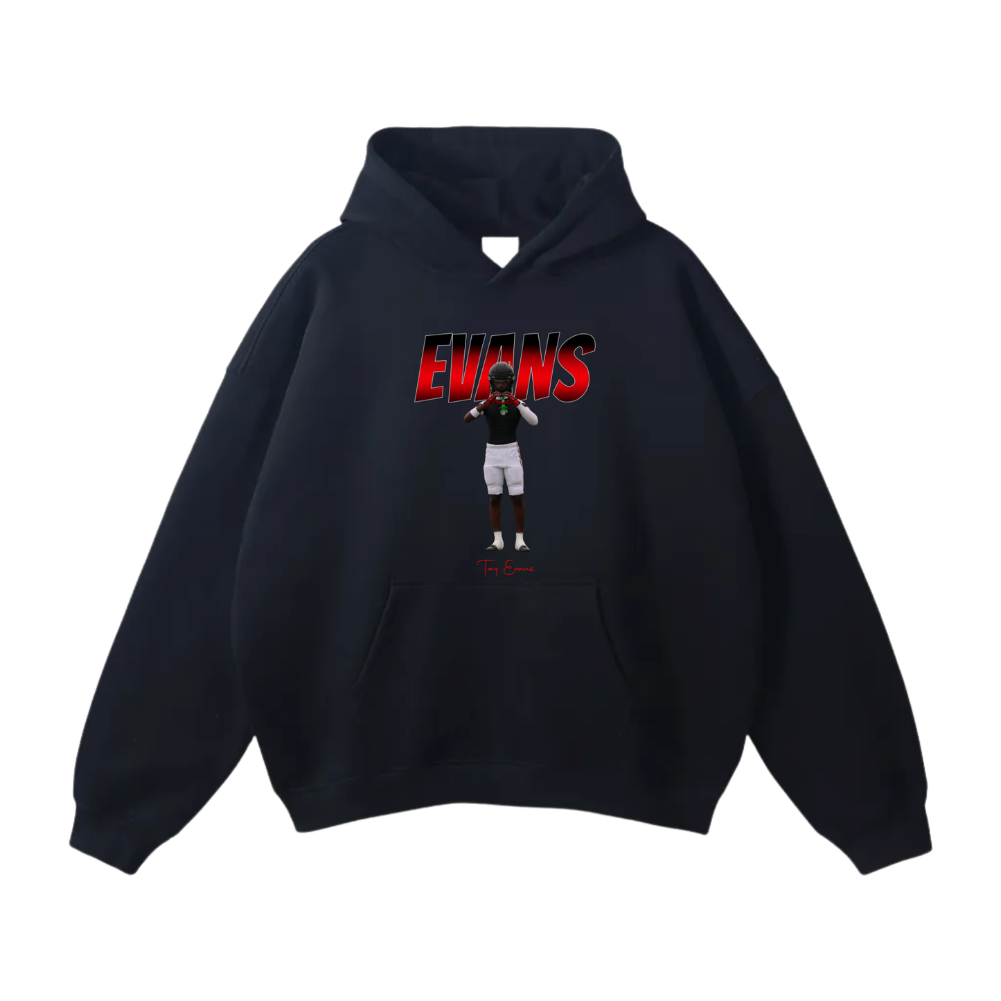Tay Evans Oversize Fleeced Hoodie