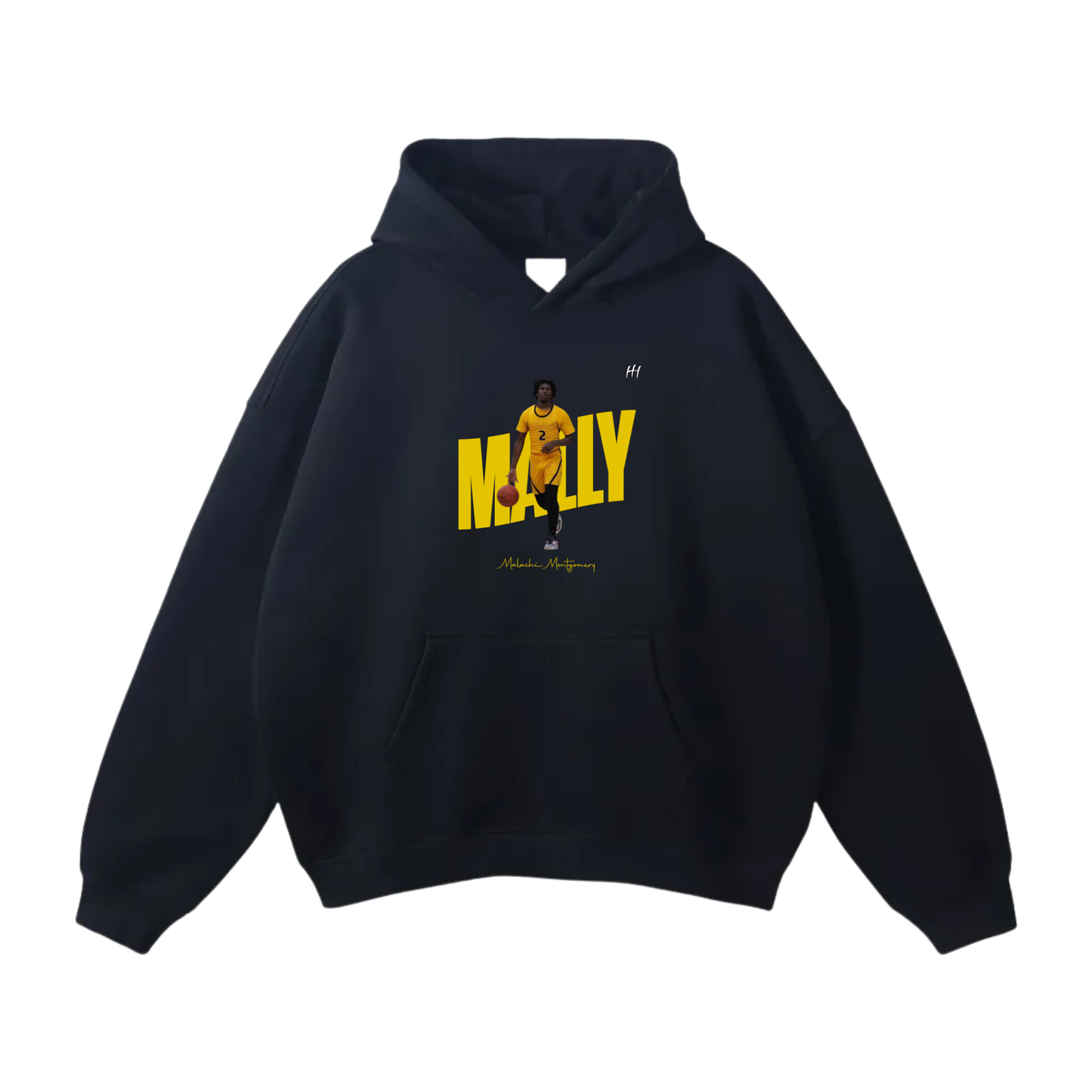 Malachi Montgomery Oversize Fleeced Hoodie