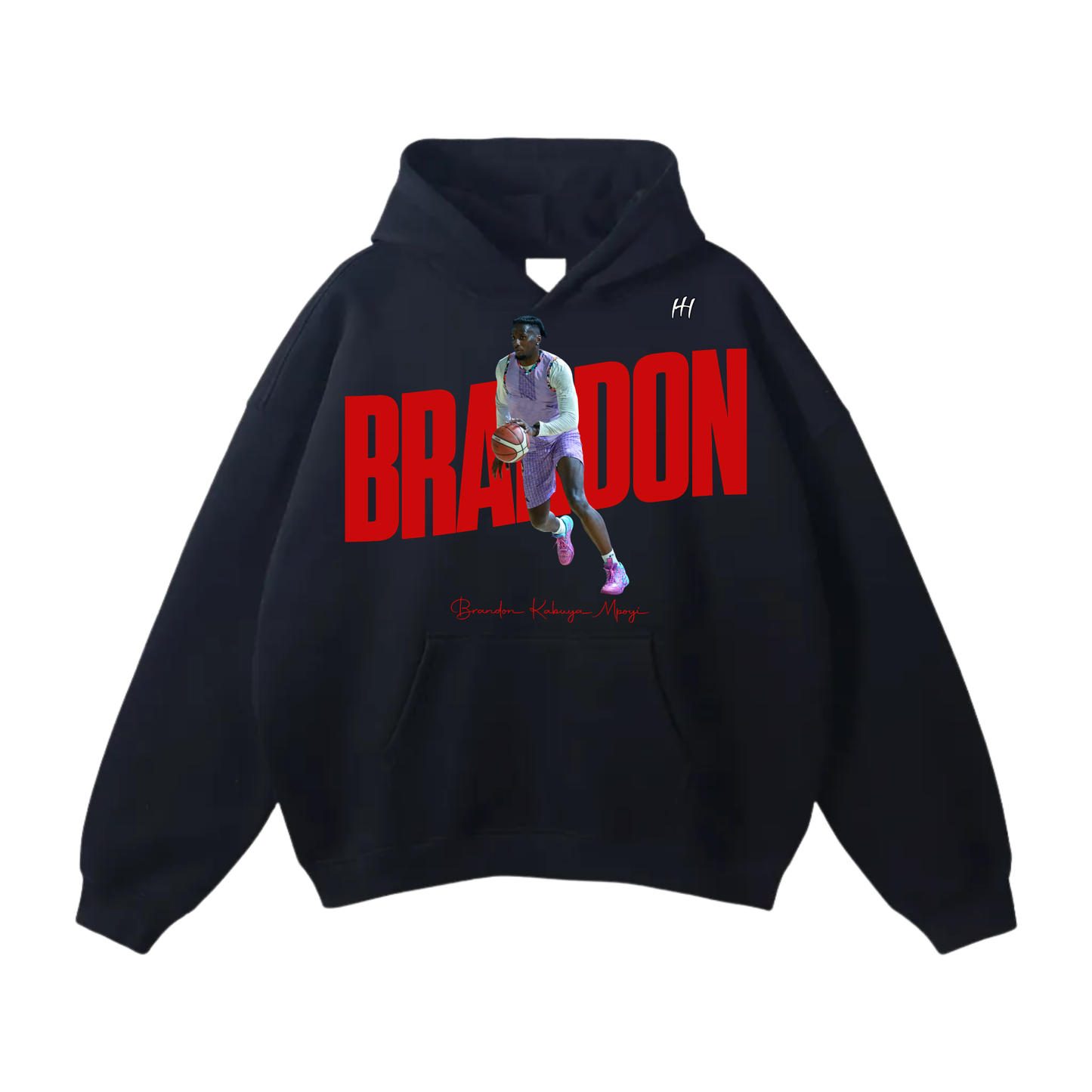 Brandon Kabuya Mpoyi Oversize Fleeced Hoodie