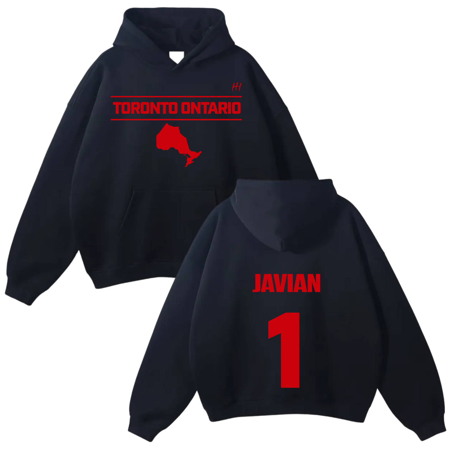 Javian Downey Oversize Fleeced Hoodie