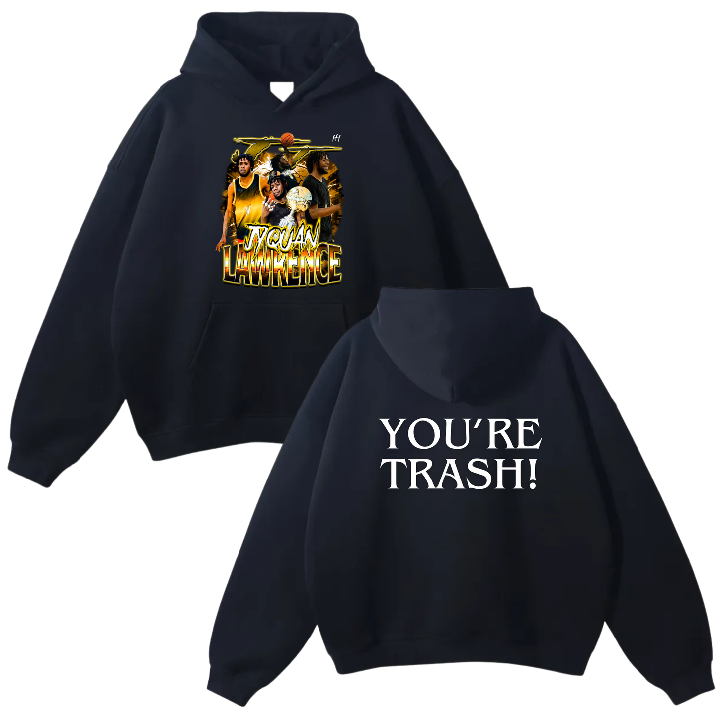 Jyquan Lawrence Oversize Fleeced Hoodie
