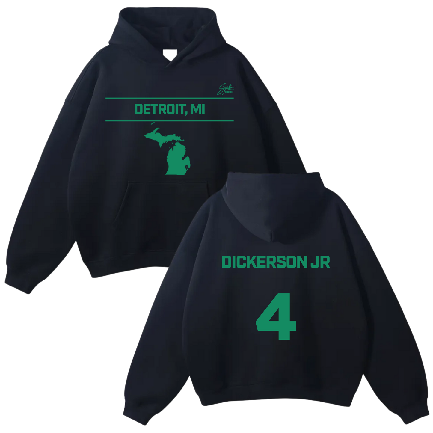 Kristopher Dickerson Jr Oversize Fleeced Hoodie
