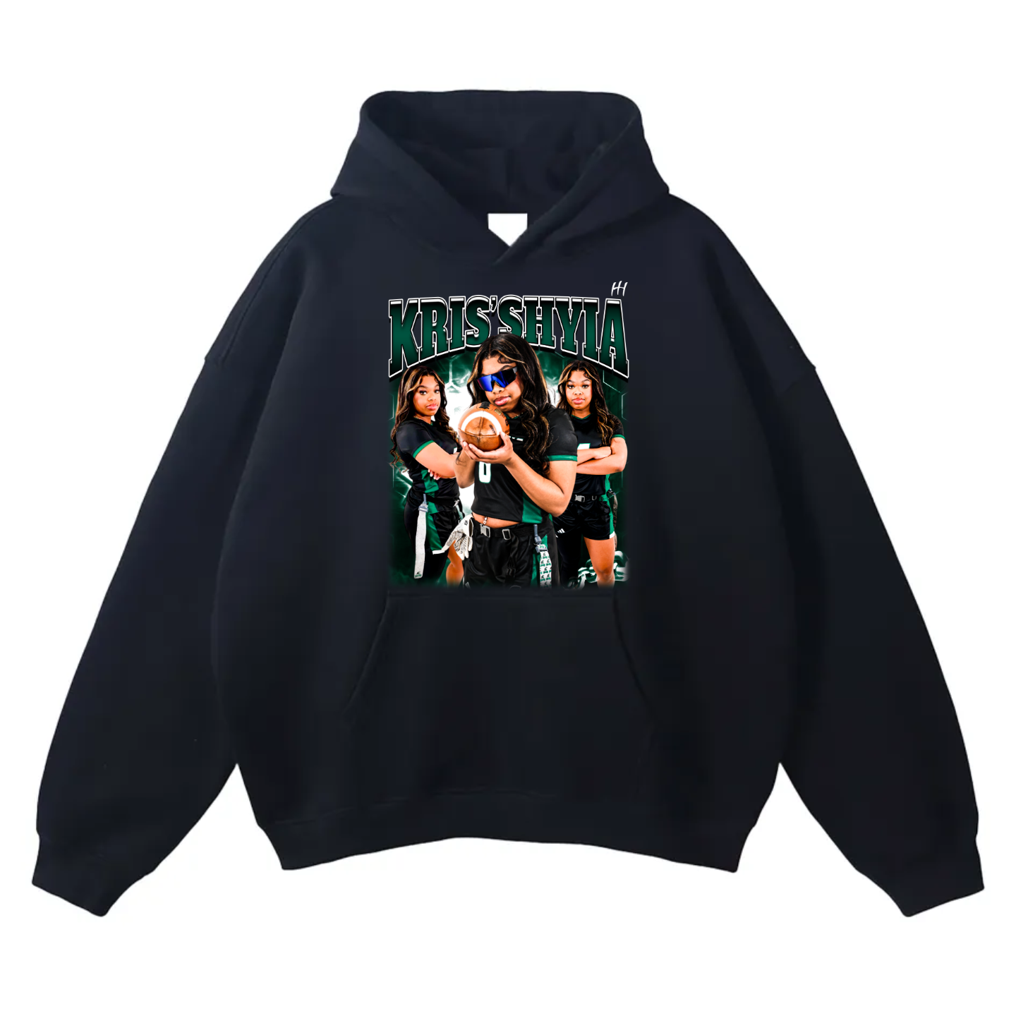 Kris'shiya Oversize Fleeced Hoodie