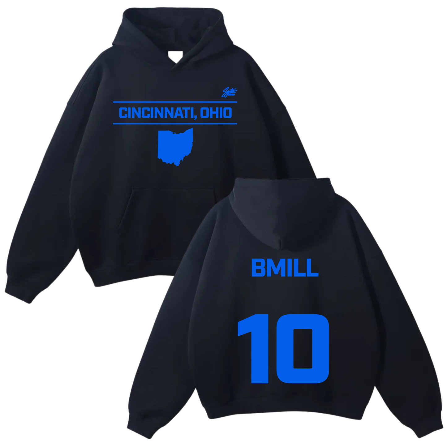 Brandon Miller Oversize Fleeced Hoodie