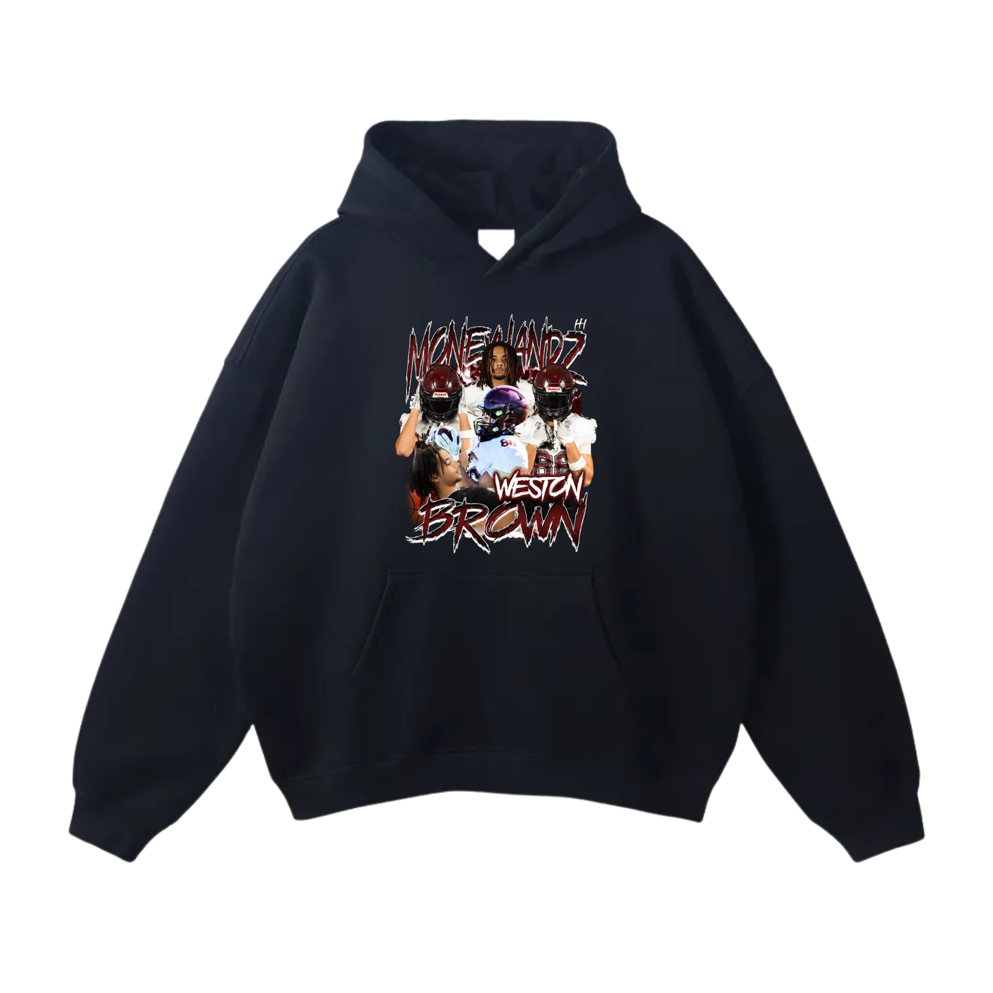 Weston Brown Oversize Fleeced Hoodie