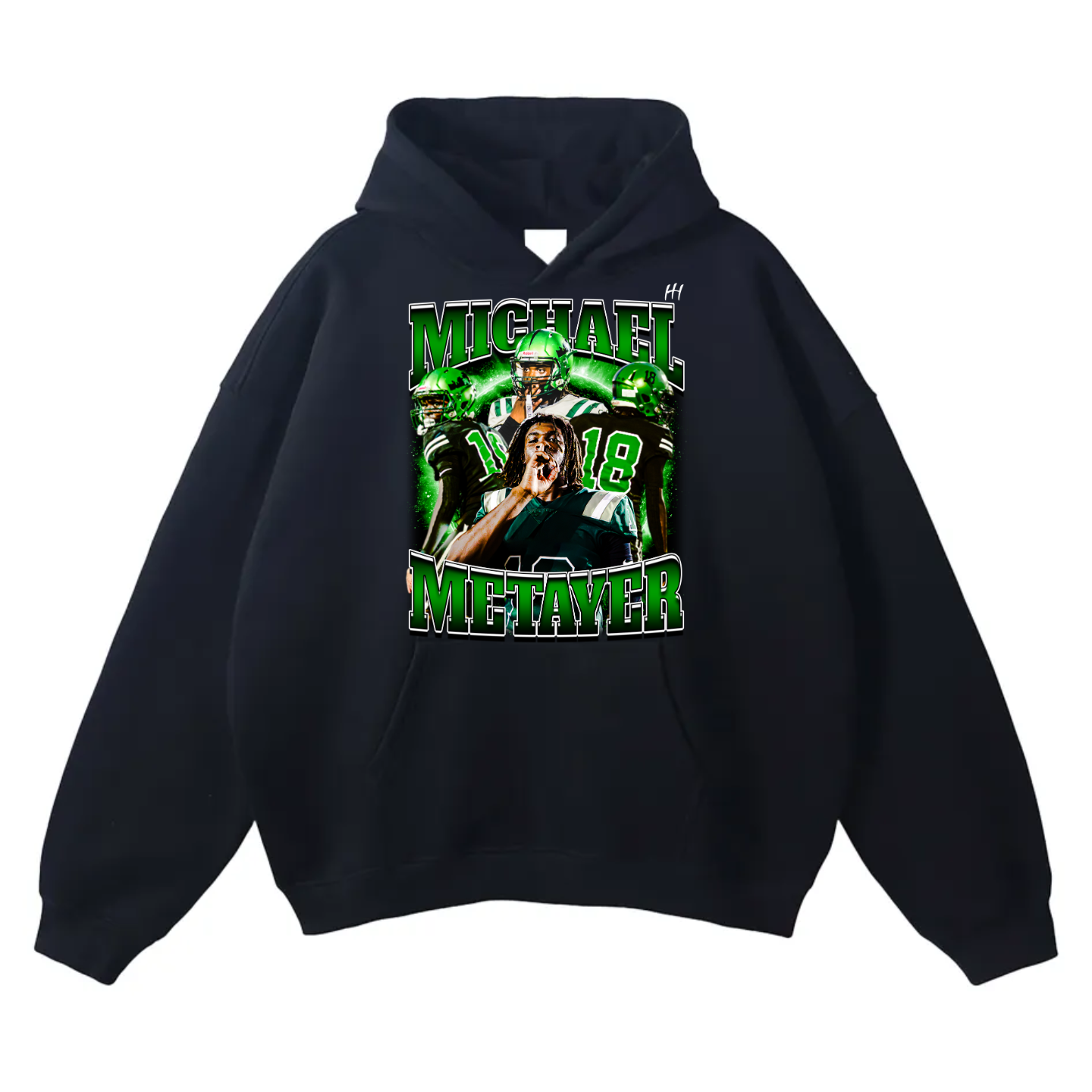 Michael Metayer Oversize Fleeced Hoodie