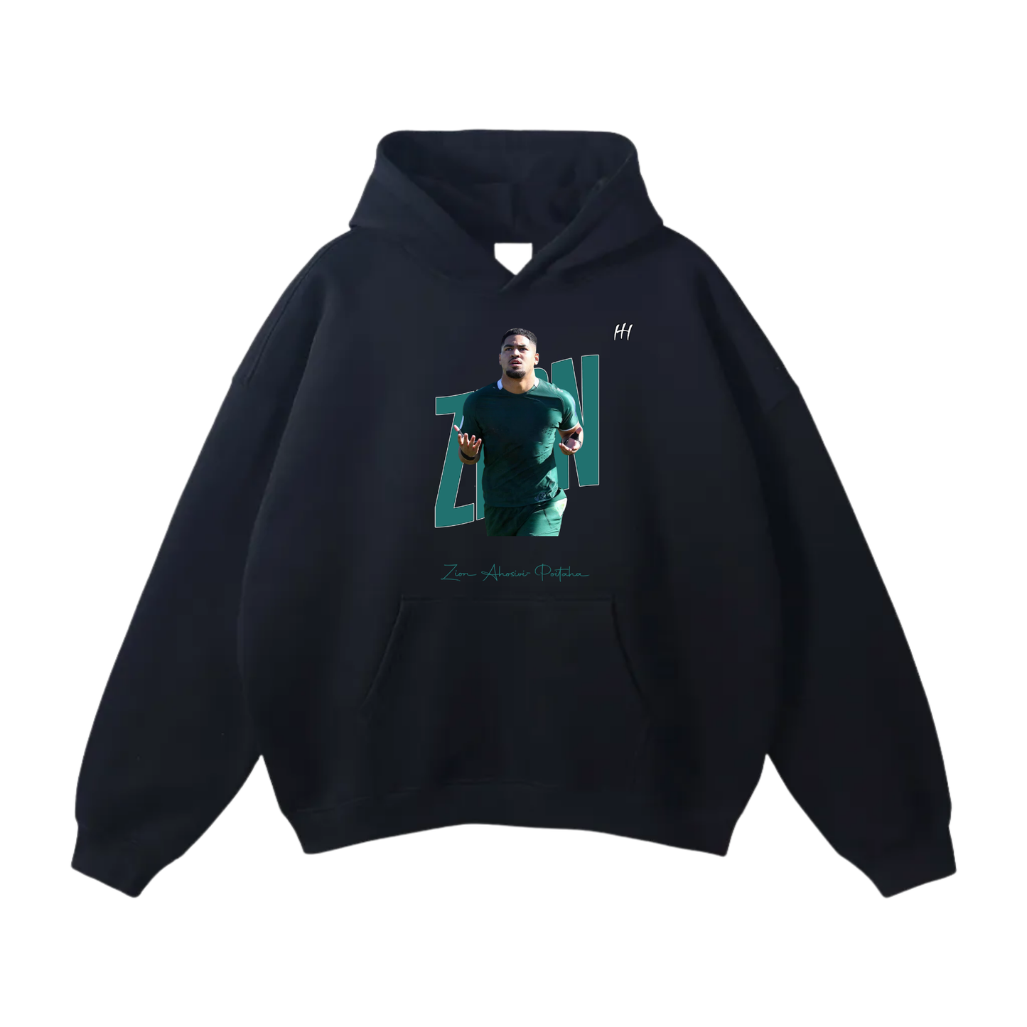 Zion Ahosivi-Poitaha Oversize Fleeced Hoodie