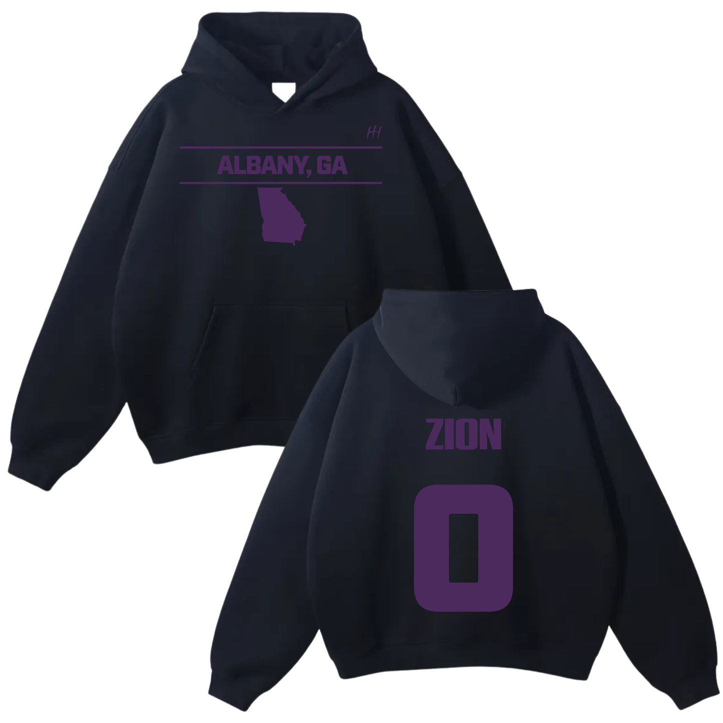 Zion Johnson Oversize Fleeced Hoodie