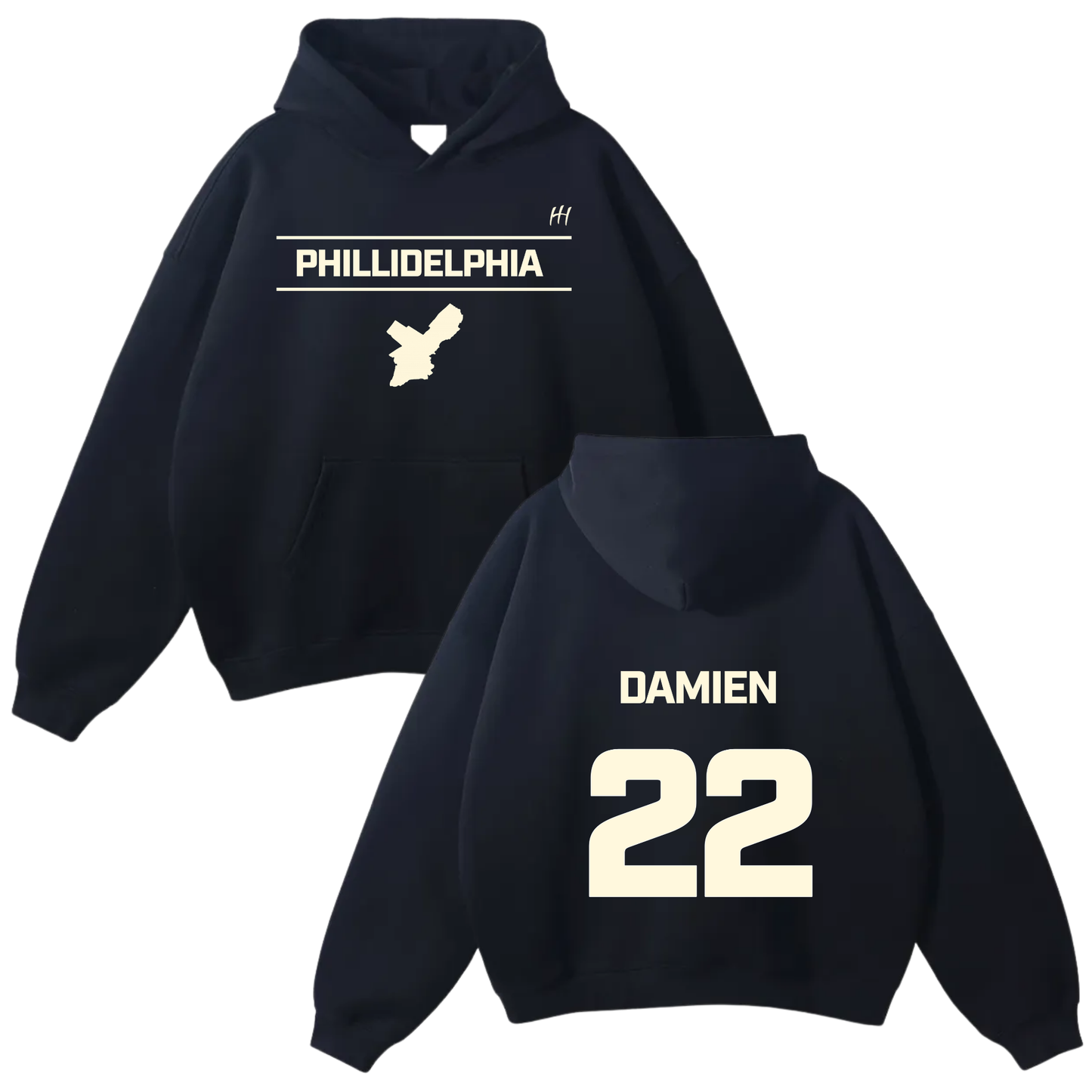 Damien Morales Oversize Fleeced Hoodie