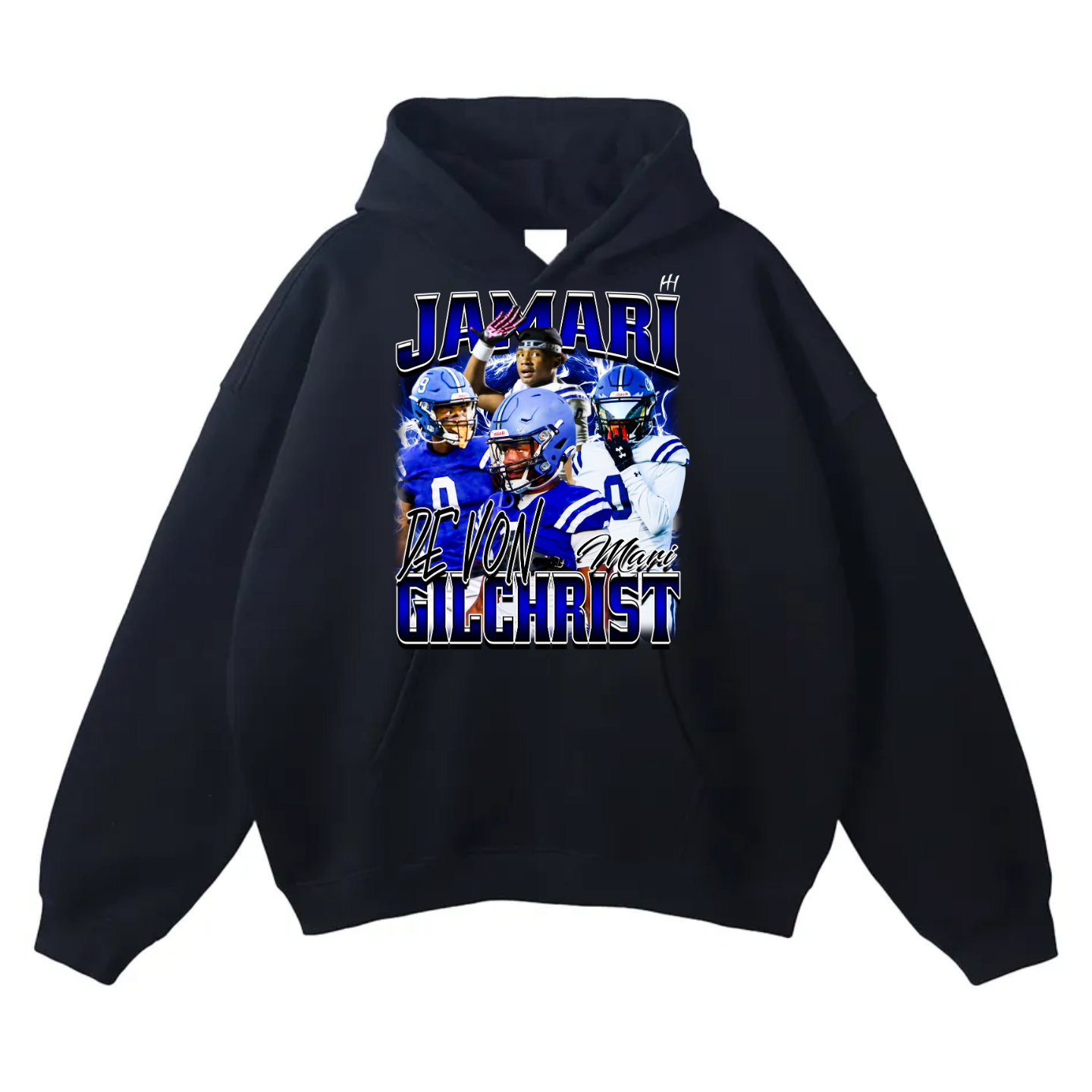 Jamari De'von Gilchrist Oversize Fleeced Hoodie