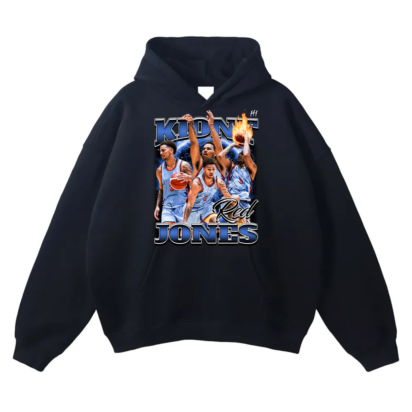 Kiont Jones Oversize Fleeced Hoodie