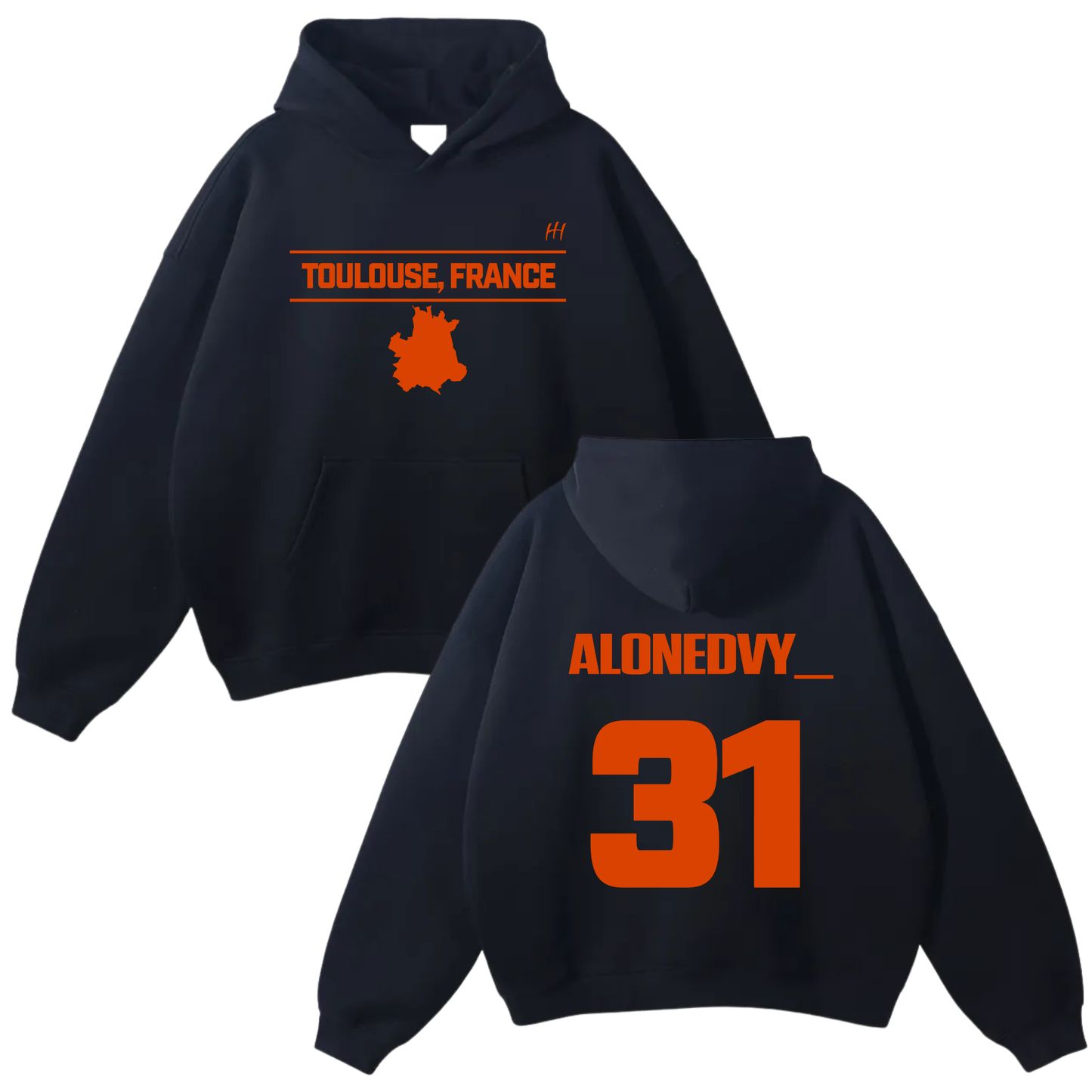 Davy Coffie Oversize Fleeced Hoodie