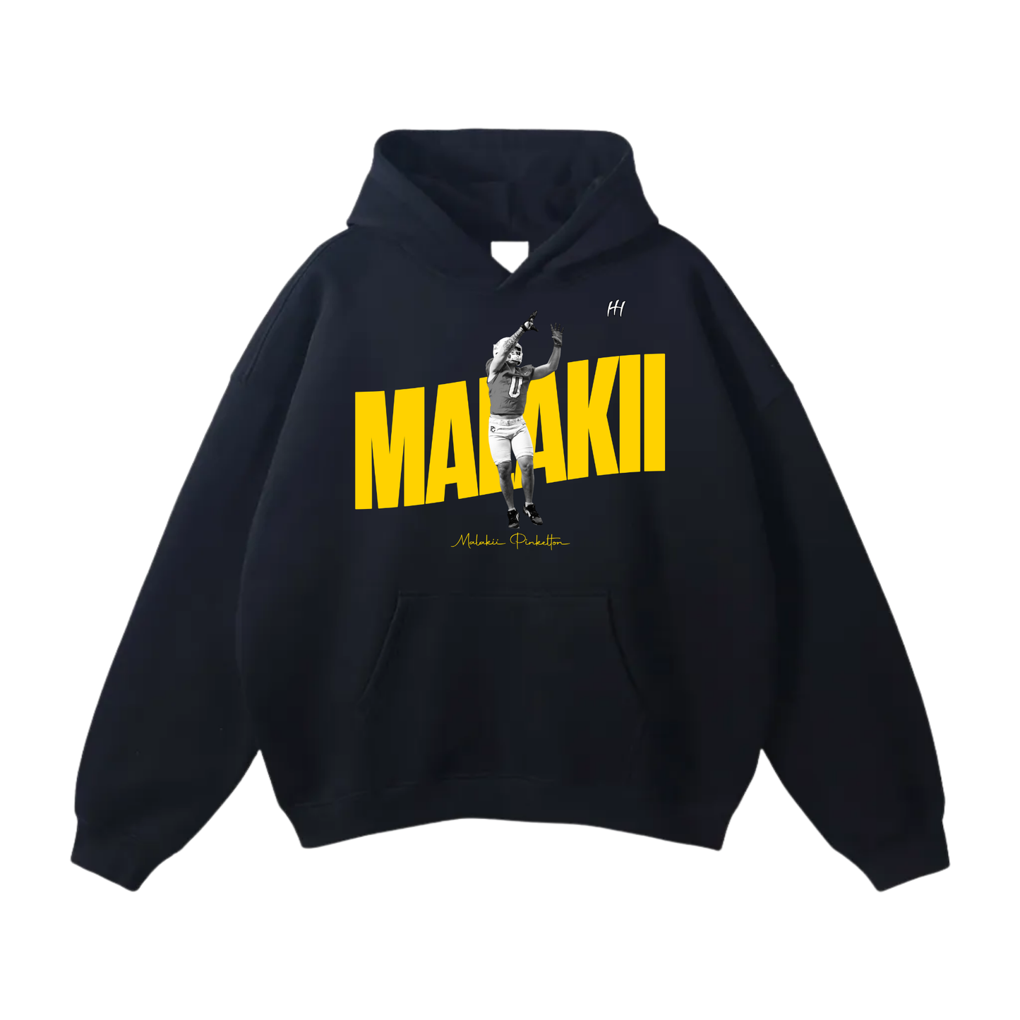 Malakii Pinkelton Oversize Fleeced Hoodie