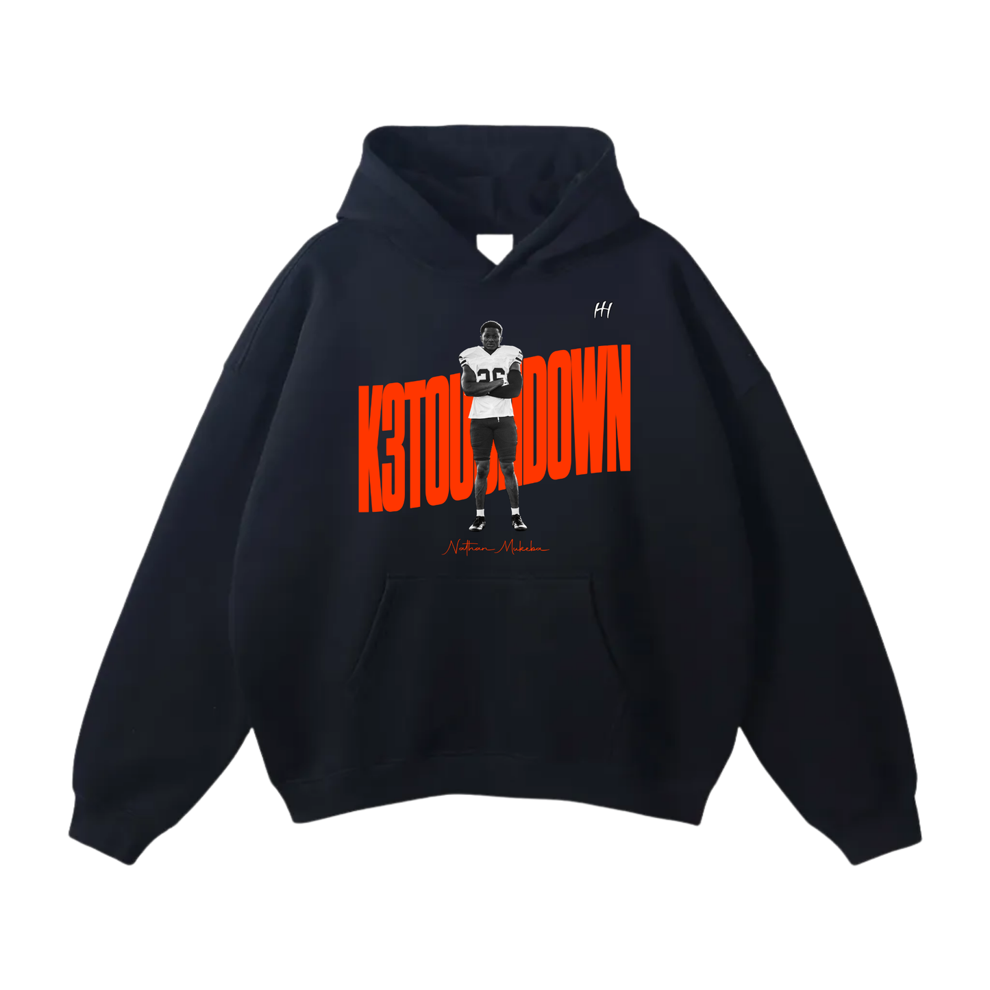 Nathan Mukeba Oversize Fleeced Hoodie