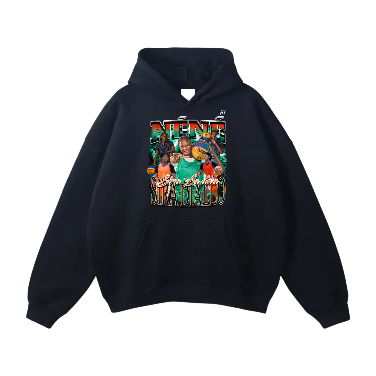 Néné Sira Diallo Oversize Fleeced Hoodie