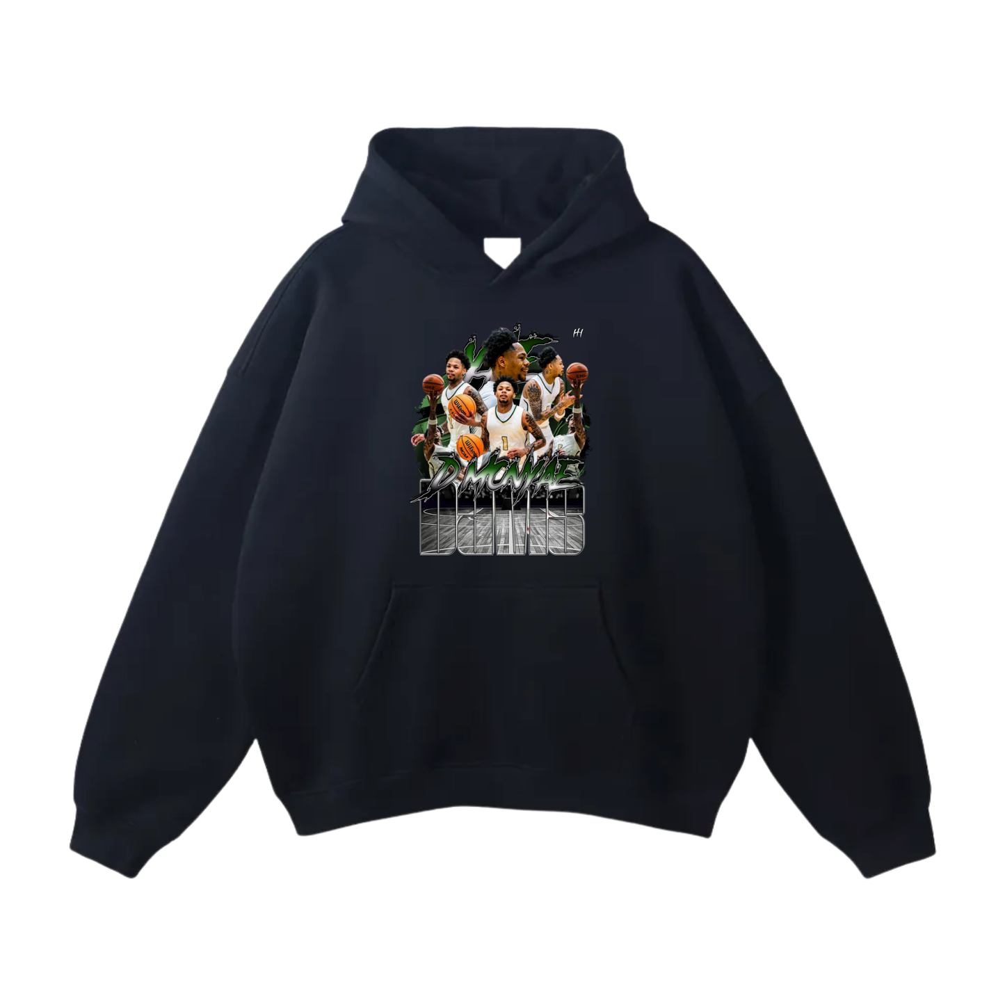 D'Monyae Davis Oversize Fleeced Hoodie