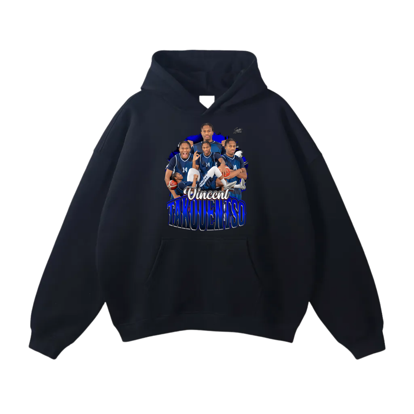 Vincent TAKOUENTSO Oversize Fleeced Hoodie