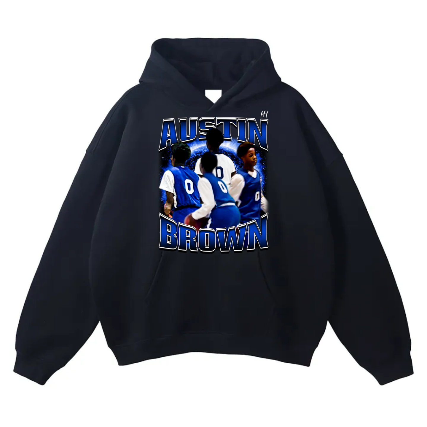 Austin Brown Oversize Fleeced Hoodie
